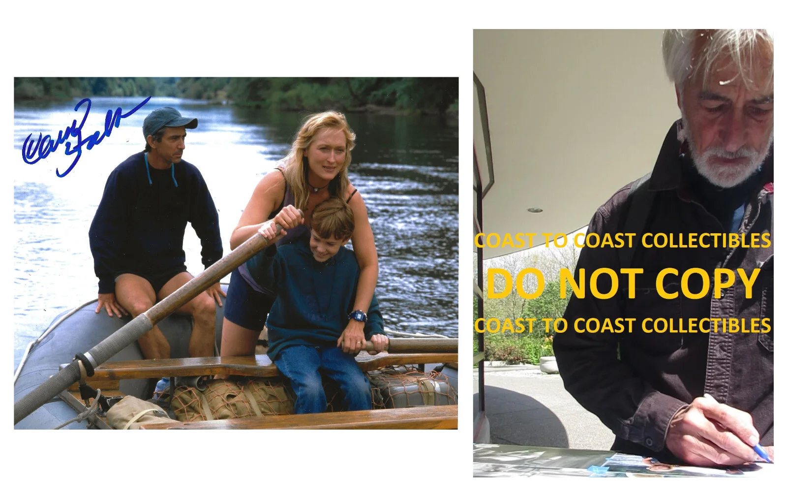 David Strathairn — David Strathairn signed The River Wild 8x10 photo COA exact proof autographed.