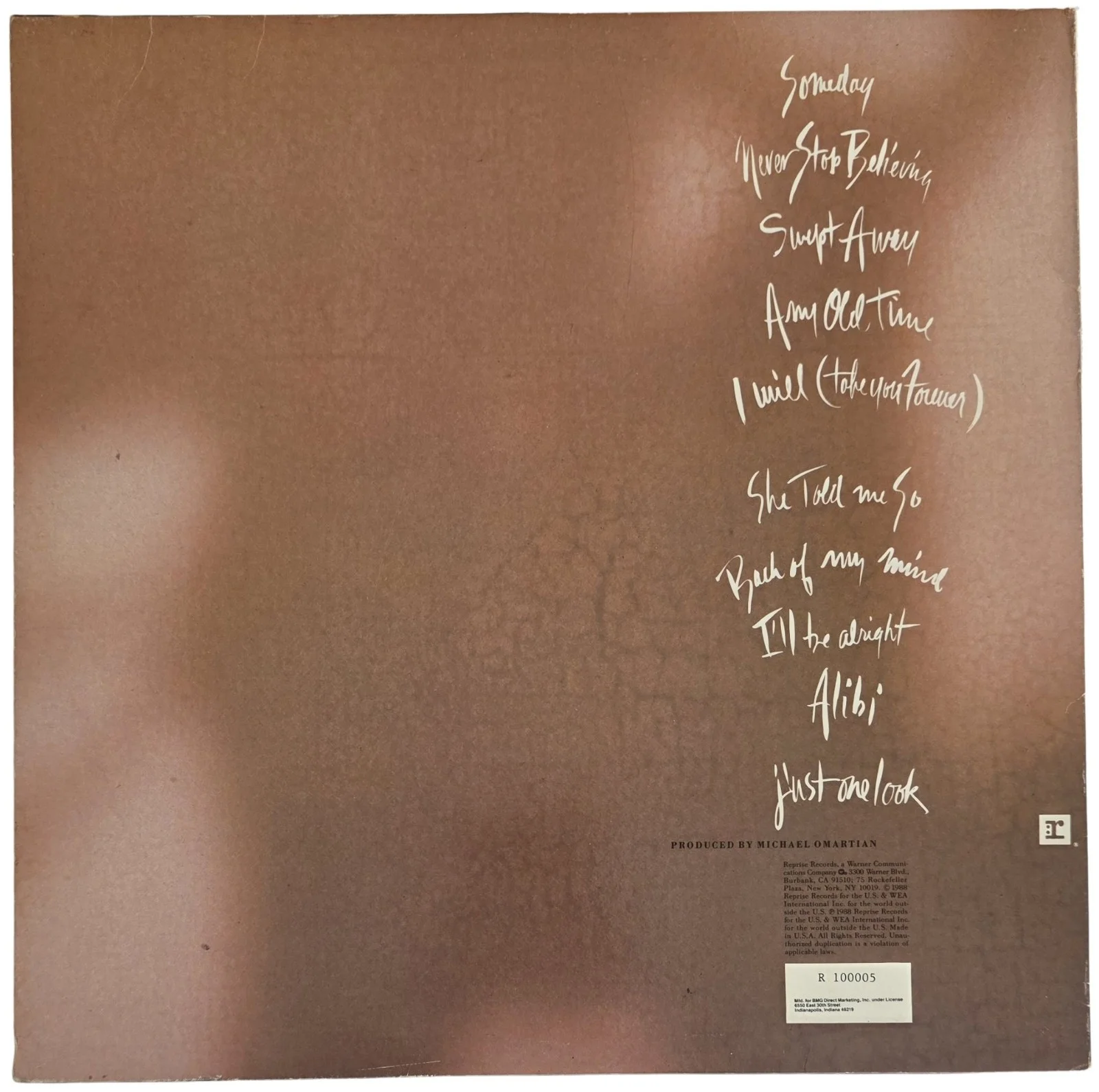 Christopher Cross Signed Back of My Mind Album COA Exact Proof Autographed Vinyl, изображение 5