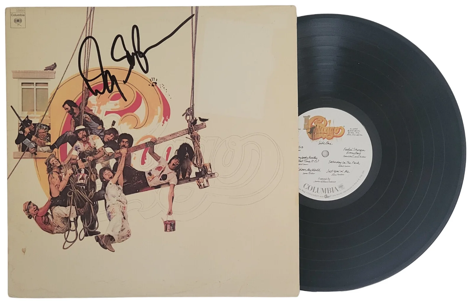Danny Seraphine Signed Chicago IX Album Vinyl Record COA Exact Proof Autographed, изображение 2