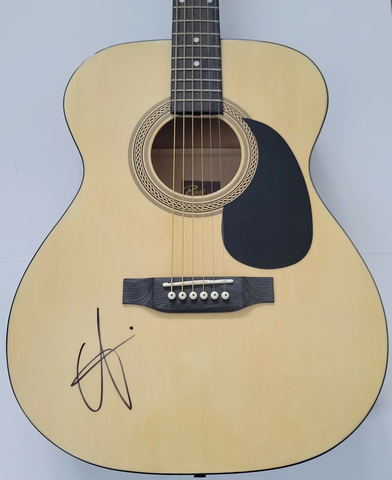 Christina Aguilera signed acoustic guitar, Genie in a Bottle COA Proof autograph, image 3