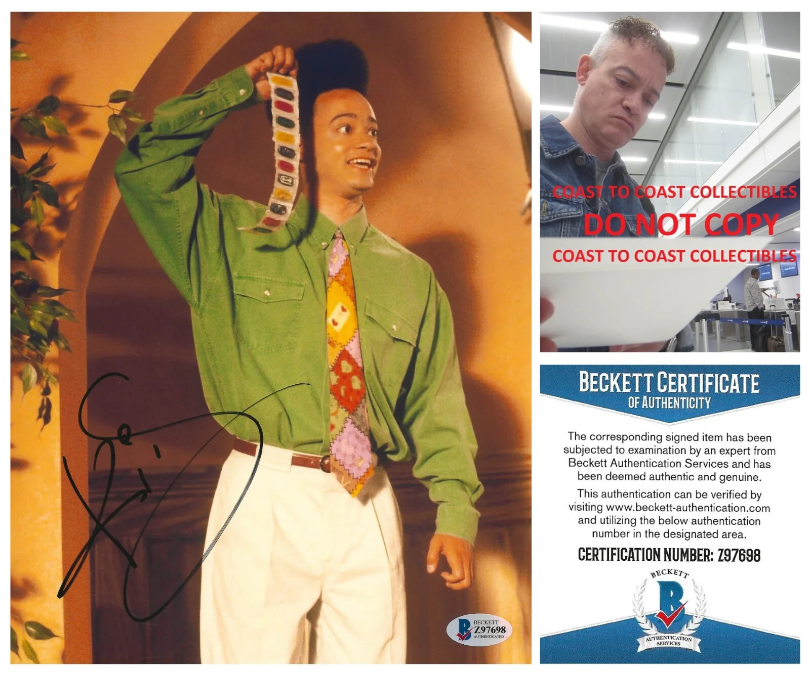 Christopher Reid — Christopher Reid signed Kid House Party 8x10 photo Beckett COA Proof autographed