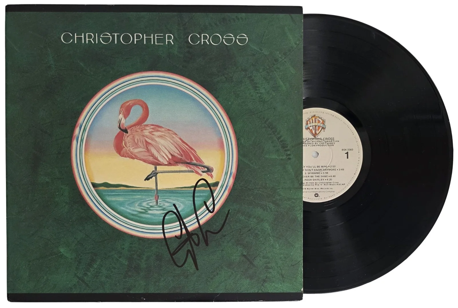 Christopher Cross Signed Album COA Exact Proof Autographed Vinyl Record Sailing, image 2
