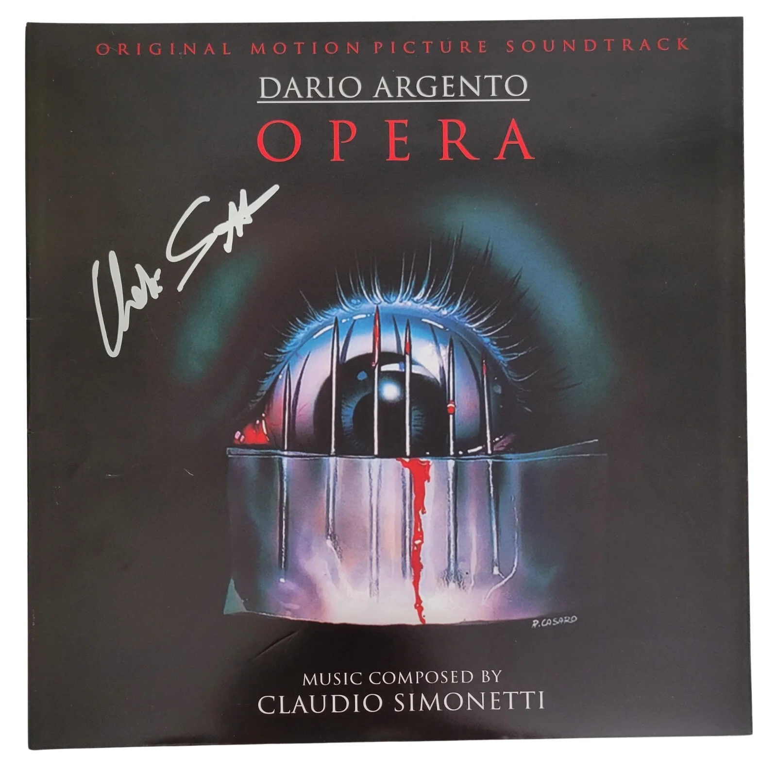 Claudio Simonetti Signed Dario Argentos Opera Album COA Proof Autographed Vinyl, image 3