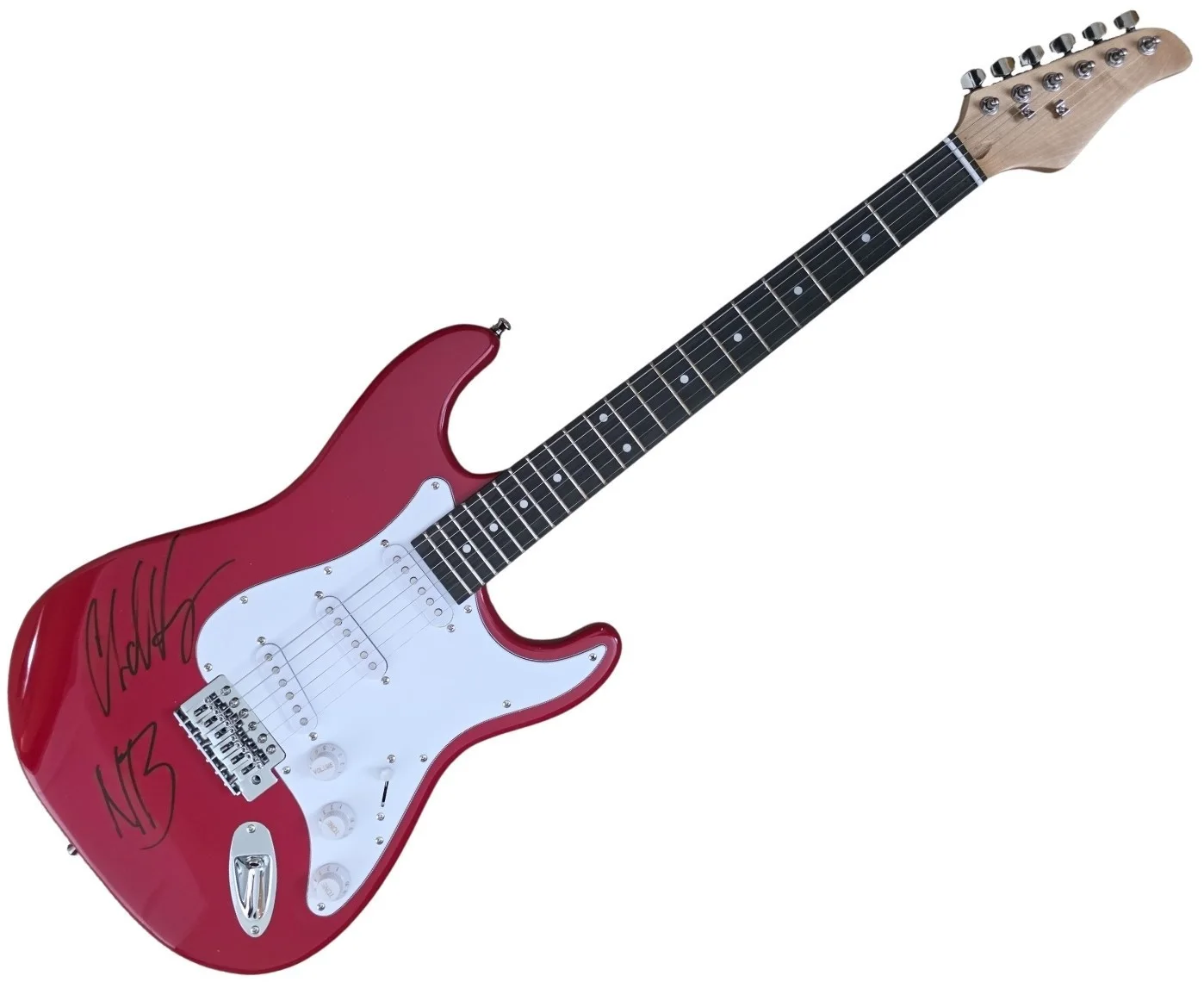Chad Kroeger Signed Full Size Electric Guitar COA Proof Autographed Nickelback, image 3