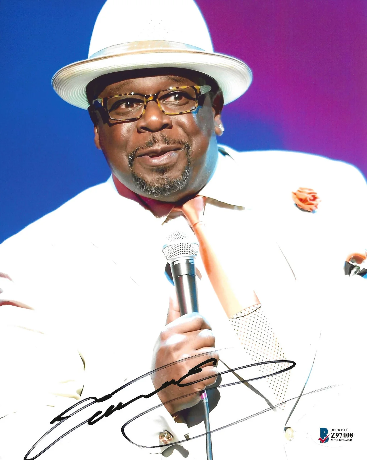 Cedric Kyles — Cedric the Entertainer Comedian Actor signed 8x10 photo Beckett COA Proof auto., изображение 2