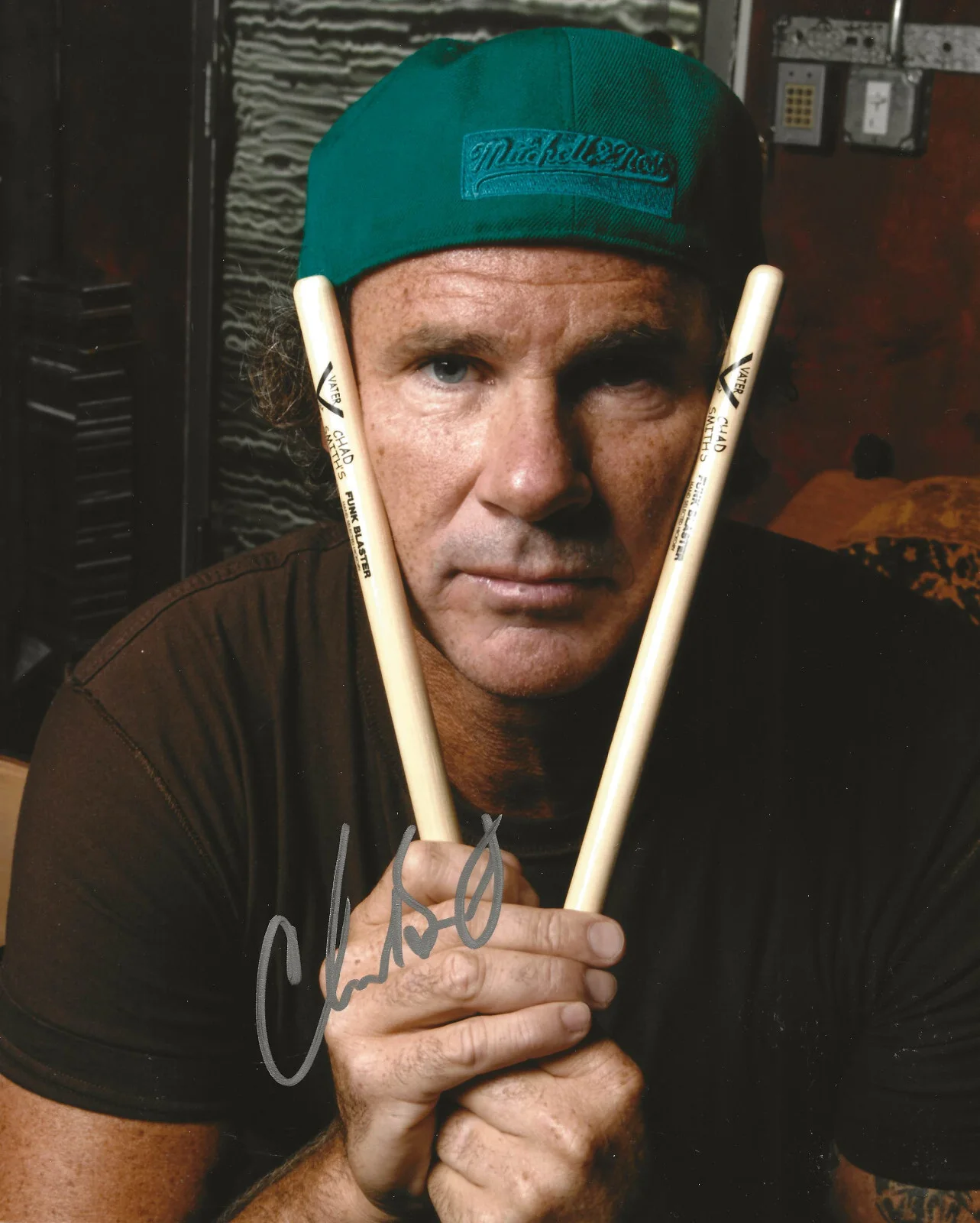 Chad Smith Red Hot Chili Peppers Drummer signed 8x10 photo COA Proof!autographed, изображение 2