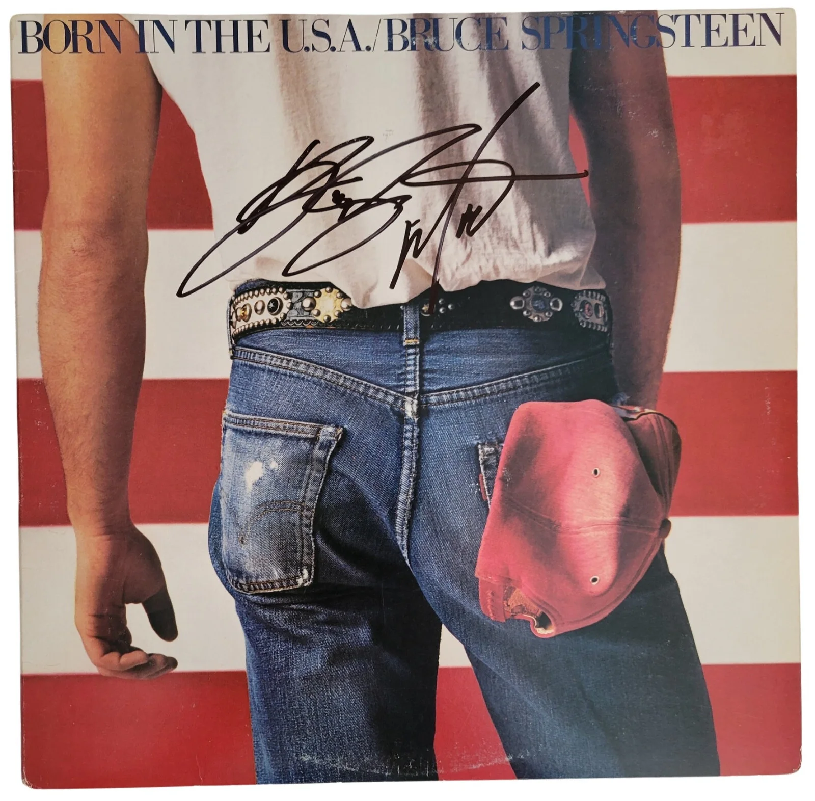 Bruce Springsteen Signed Born In The USA Album Vinyl COA Proof Autographed, image 5