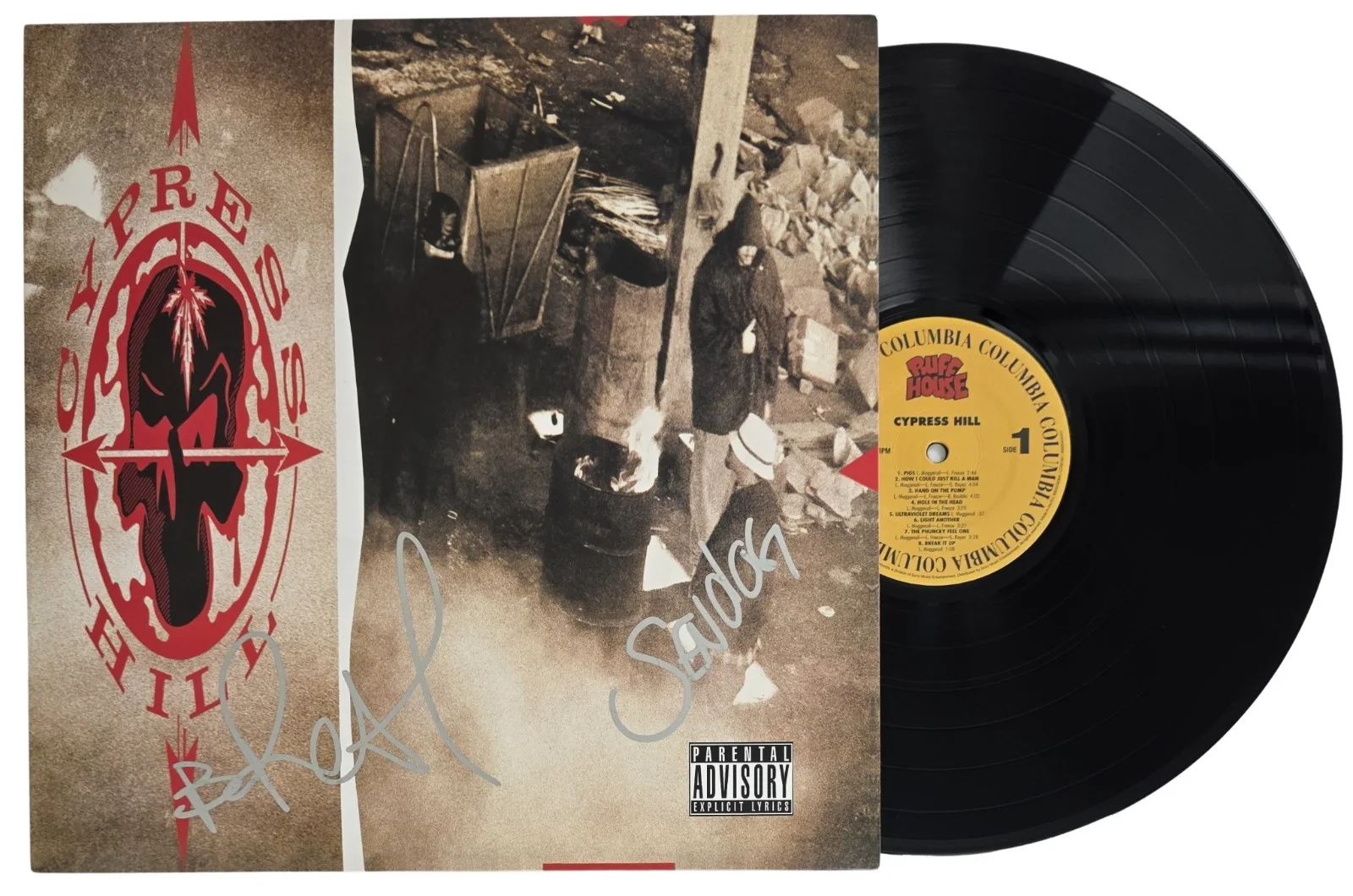 Cypress Hill Signed Album COA Autographed Vinyl Record Proof Sen Dog & B-Real, изображение 2