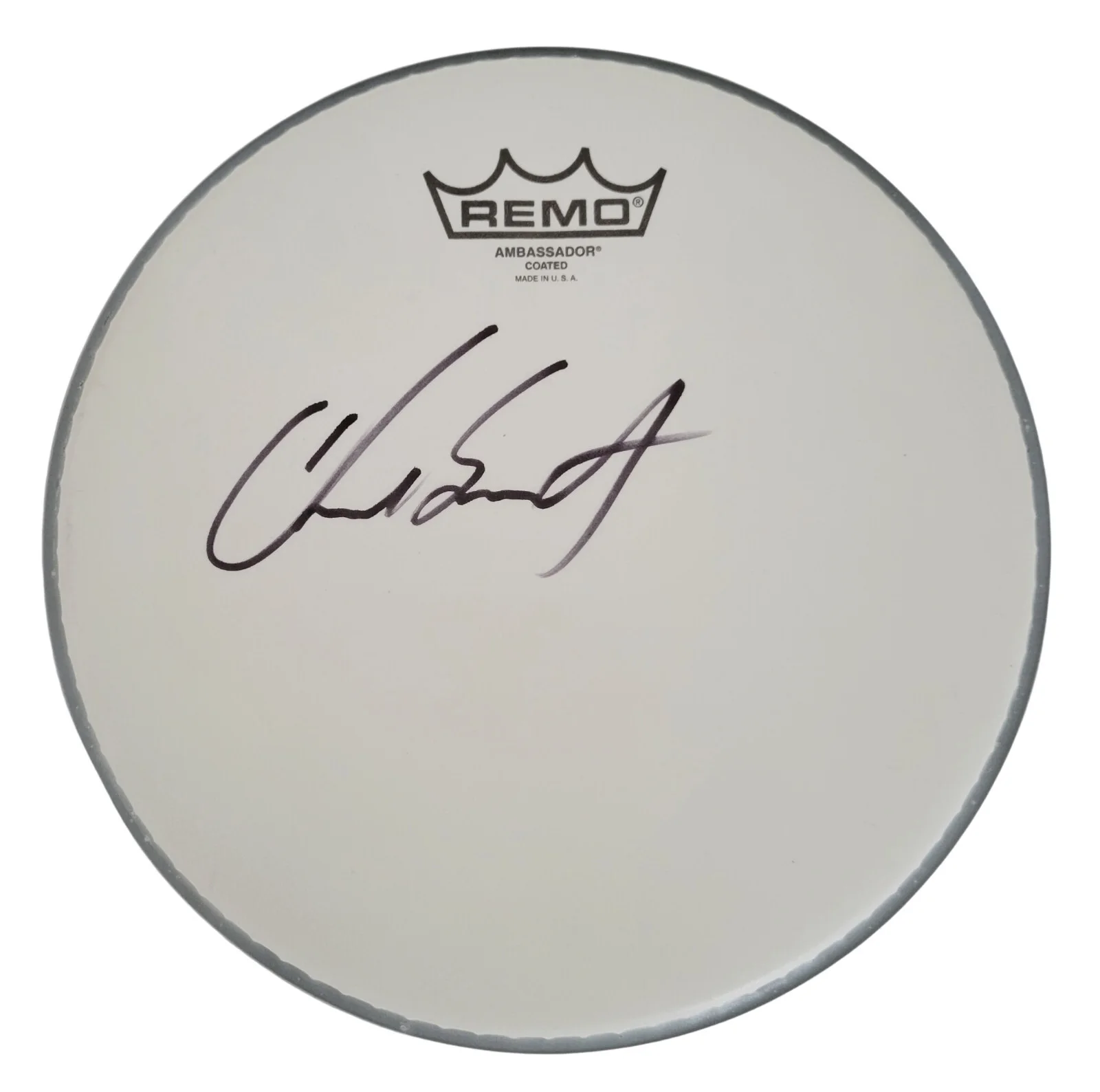 Chad Smith Red Hot Chili Peppers Drummer signed Drumhead COA proof autographed, изображение 2