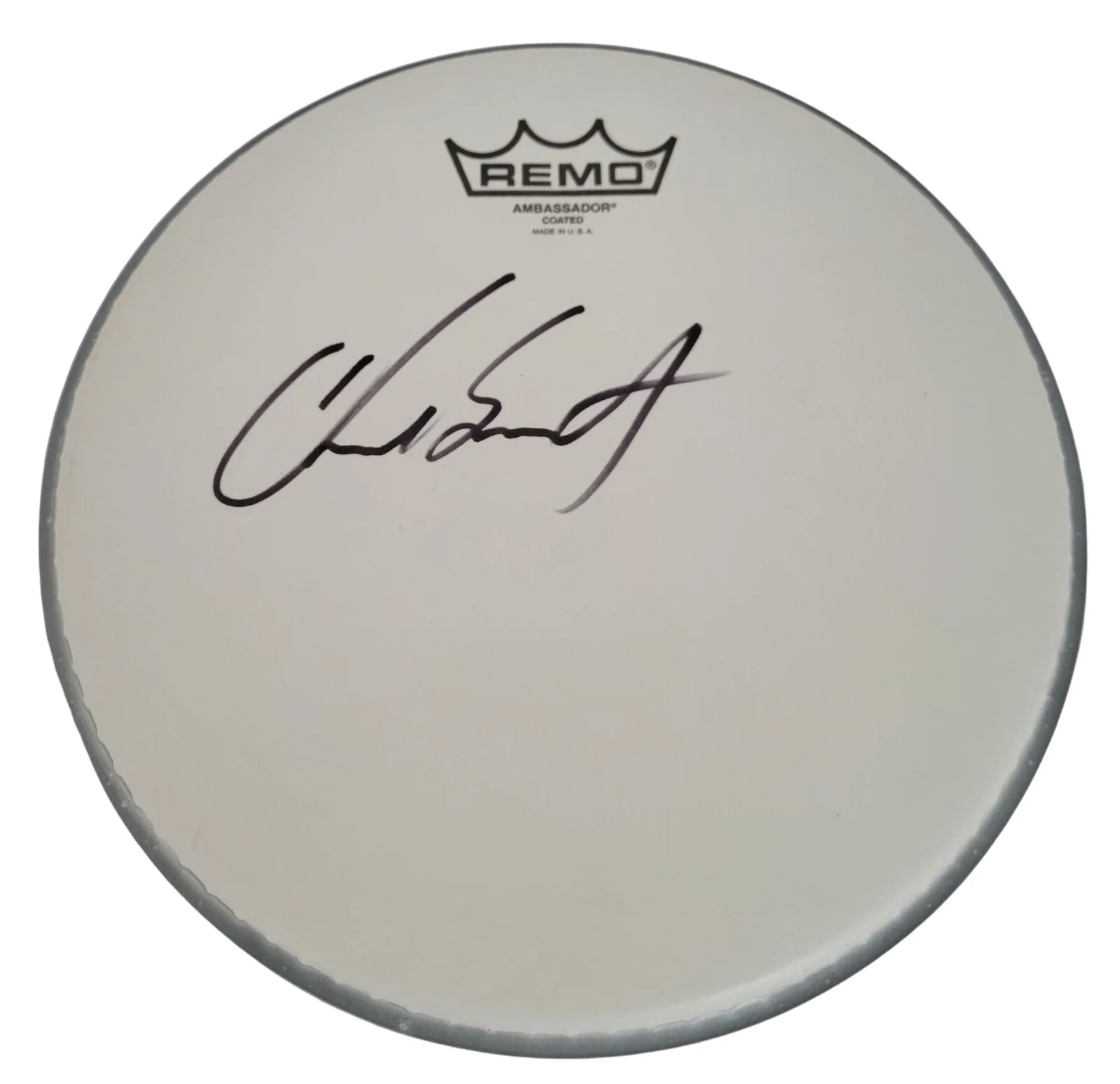 Chad Smith Red Hot Chili Peppers Drummer signed Drumhead COA proof autographed, изображение 3