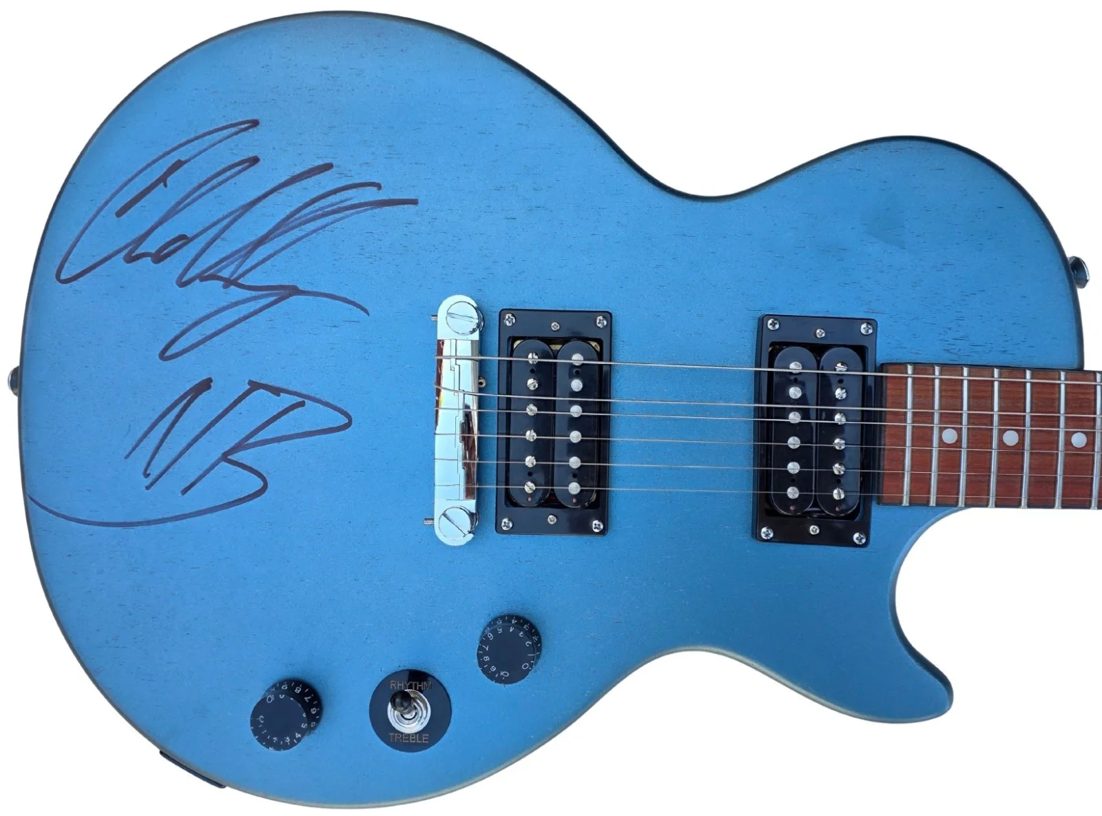 Chad Kroeger Signed Les Paul Guitar COA Exact Proof Autographed Nickelback, image 2