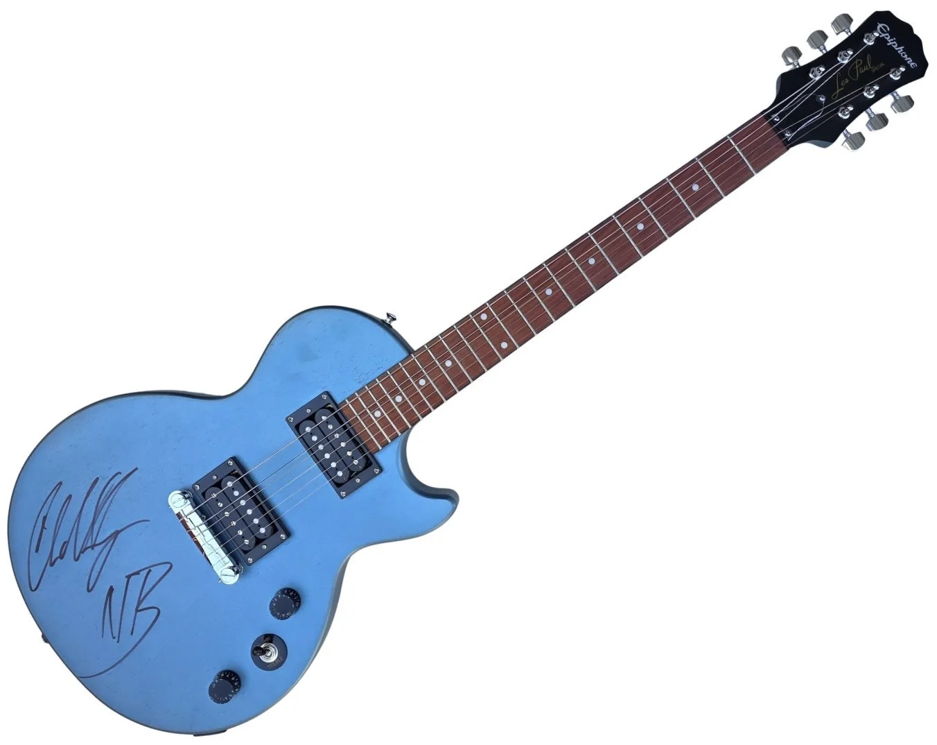 Chad Kroeger Signed Les Paul Guitar COA Exact Proof Autographed Nickelback, image 3