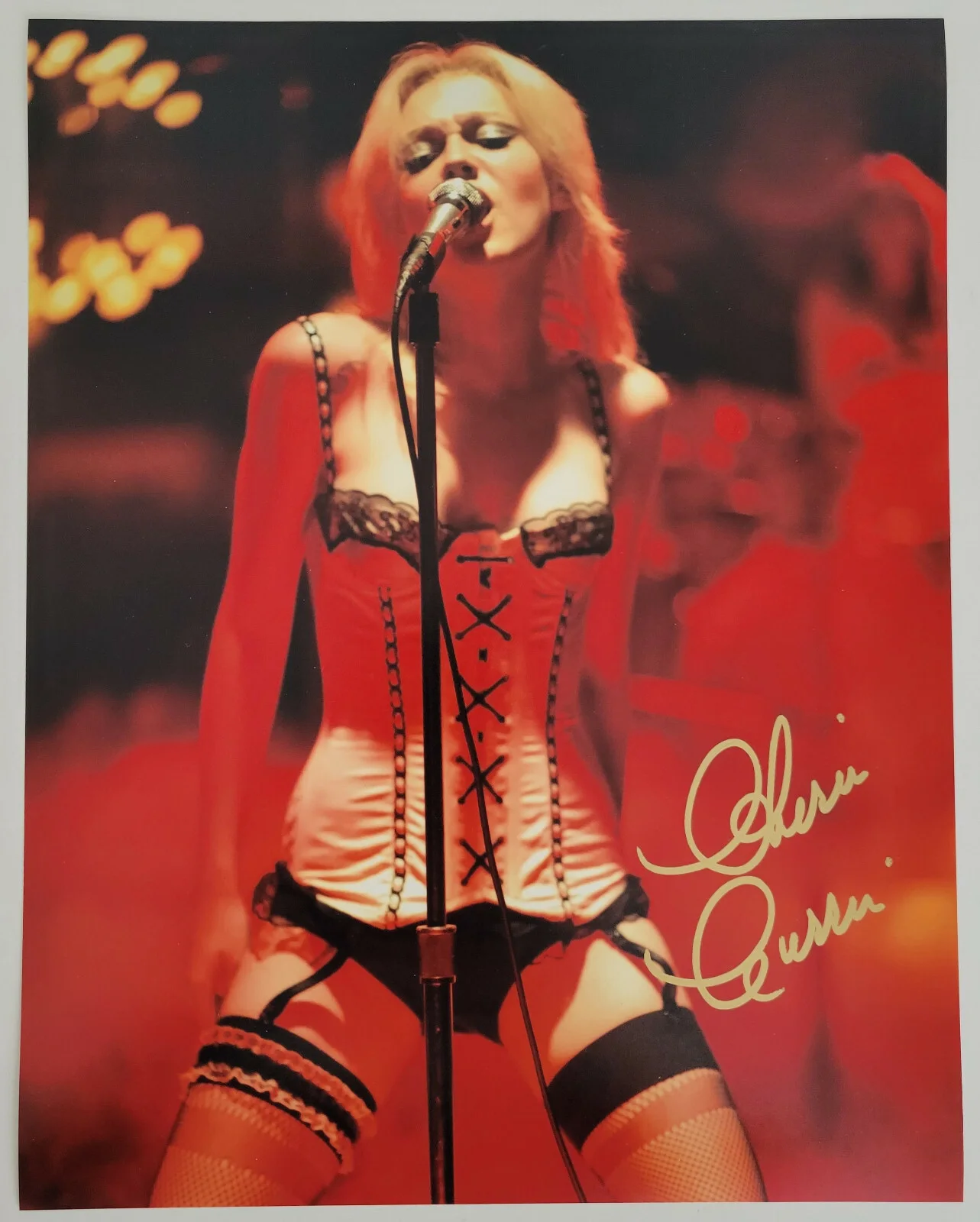 Cherie Currie The Runaways cantor assinado 11x14 foto certificado de autenticidade prova exata autografada, image 2