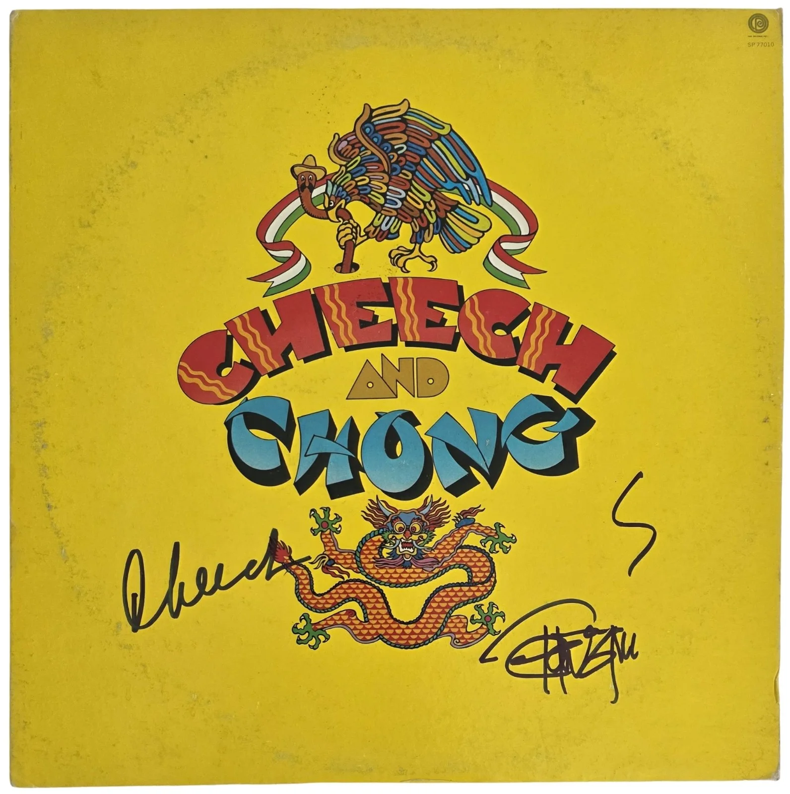 Cheech and Chong Signed Album Exact Proof Beckett COA Autographed Vinyl Record, изображение 3