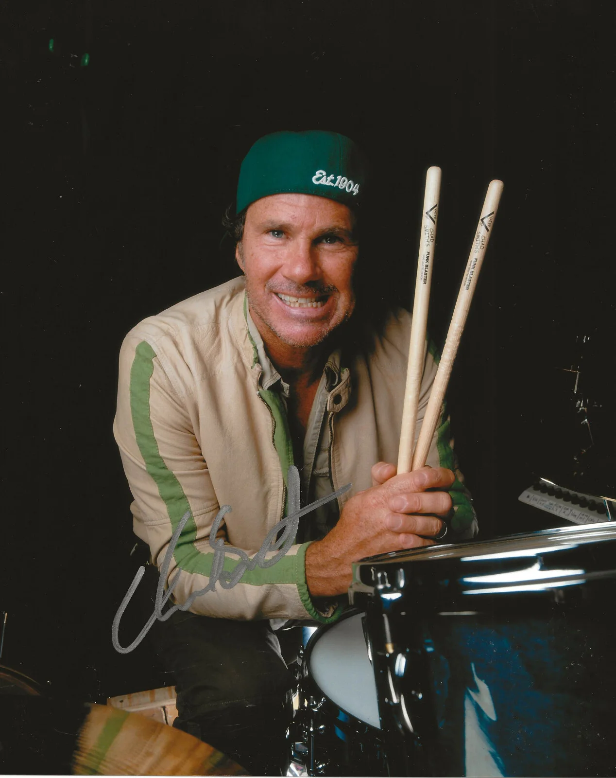 Chad Smith Red Hot Chili Peppers Drummer signed 8x10 photo COA Proof autograph., изображение 2