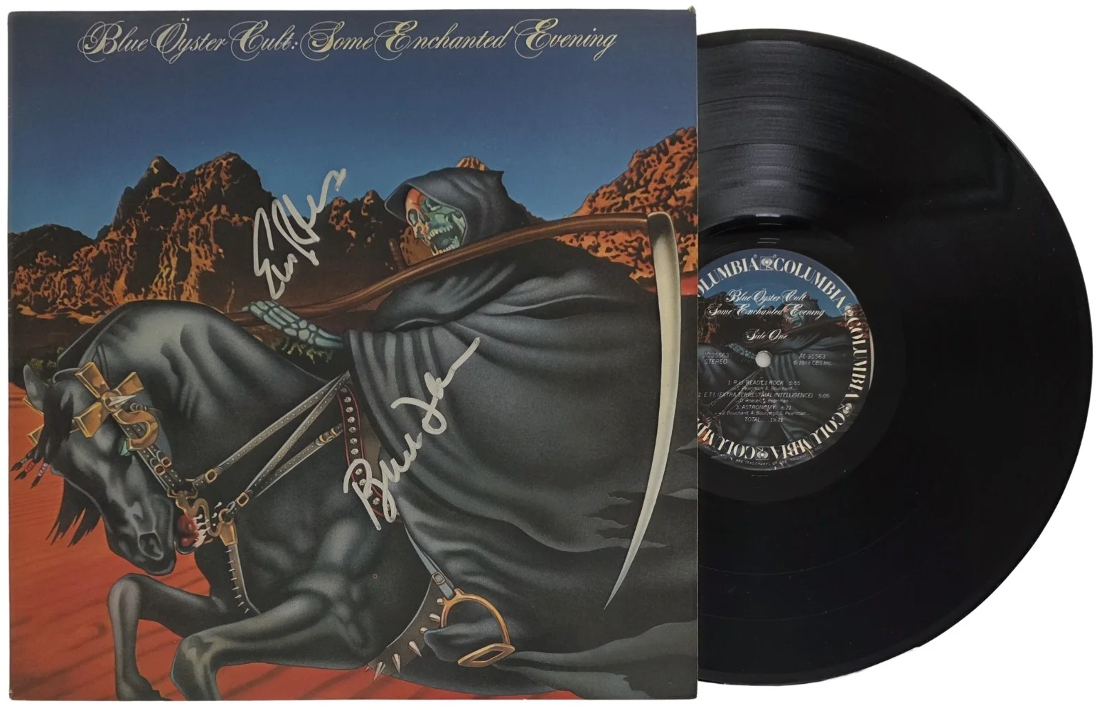 Blue Oyster Cult Signed Some Enchanted Evening Album COA Proof Autographed Vinyl, image 2