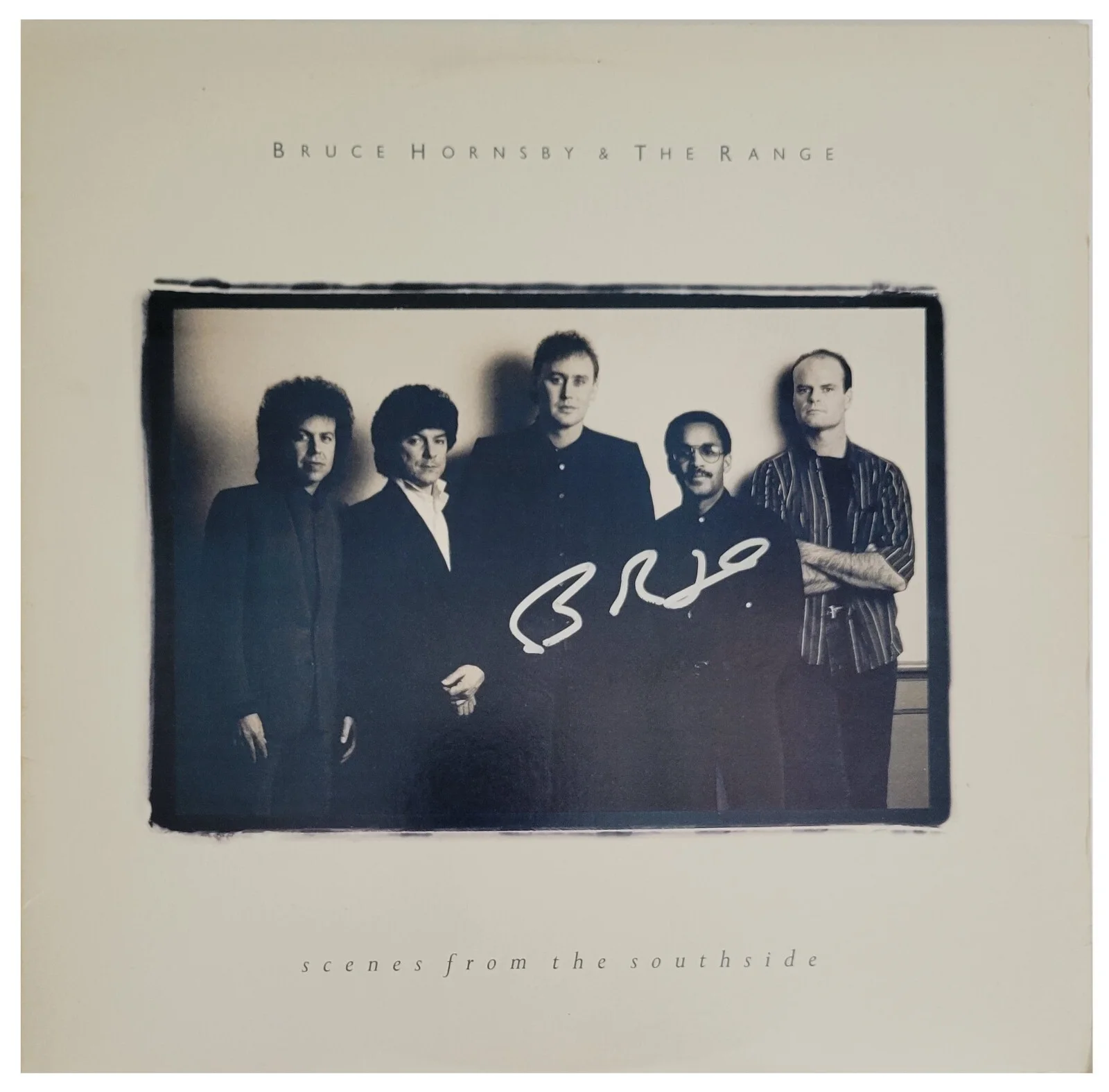 Bruce Hornsby Signed Scenes From The Southside Album COA Proof Vinyl Autographed, image 3