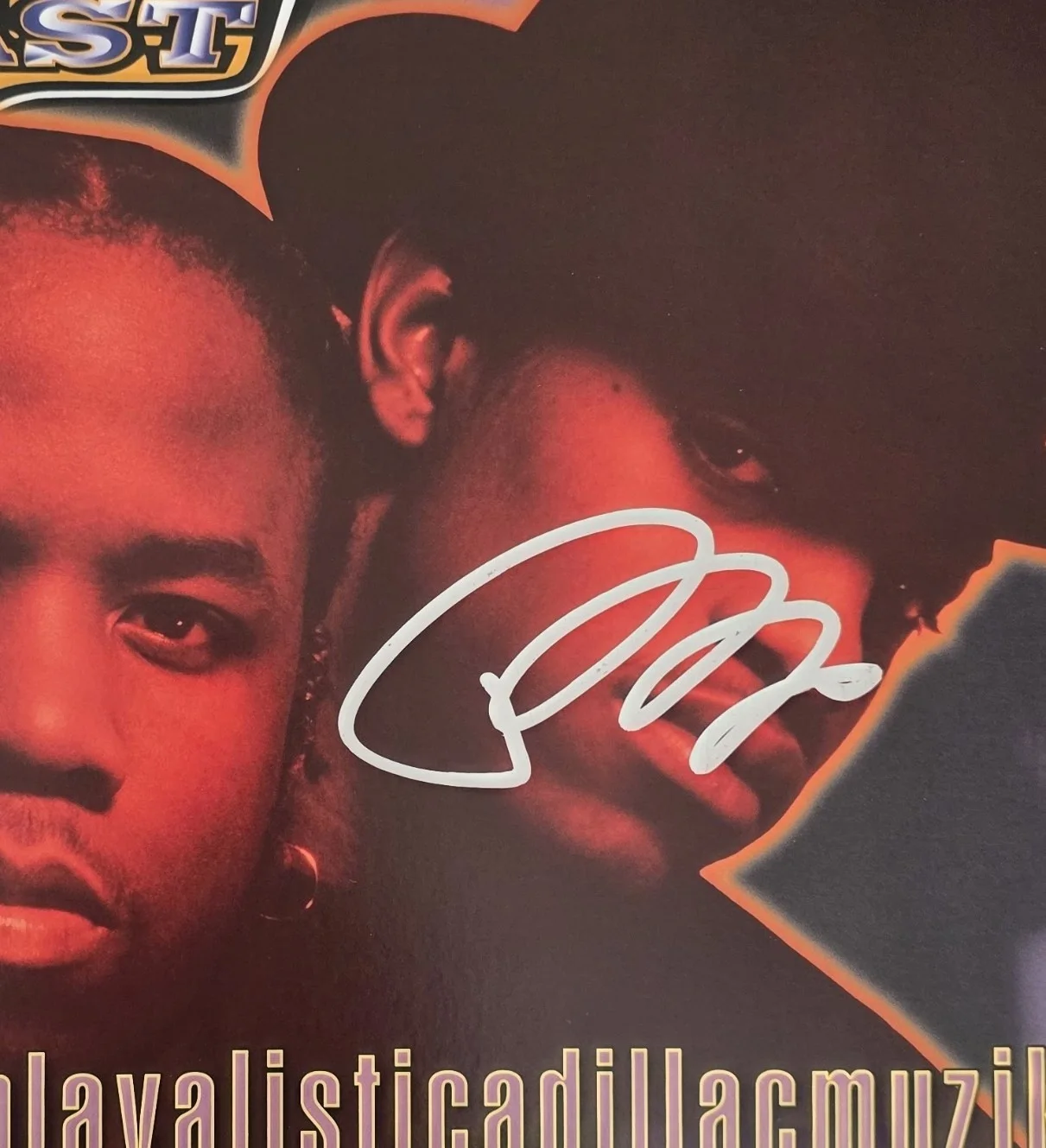 Big Boi Signed OutKast Album COA Exact Proof Autographed Vinyl Record, изображение 3