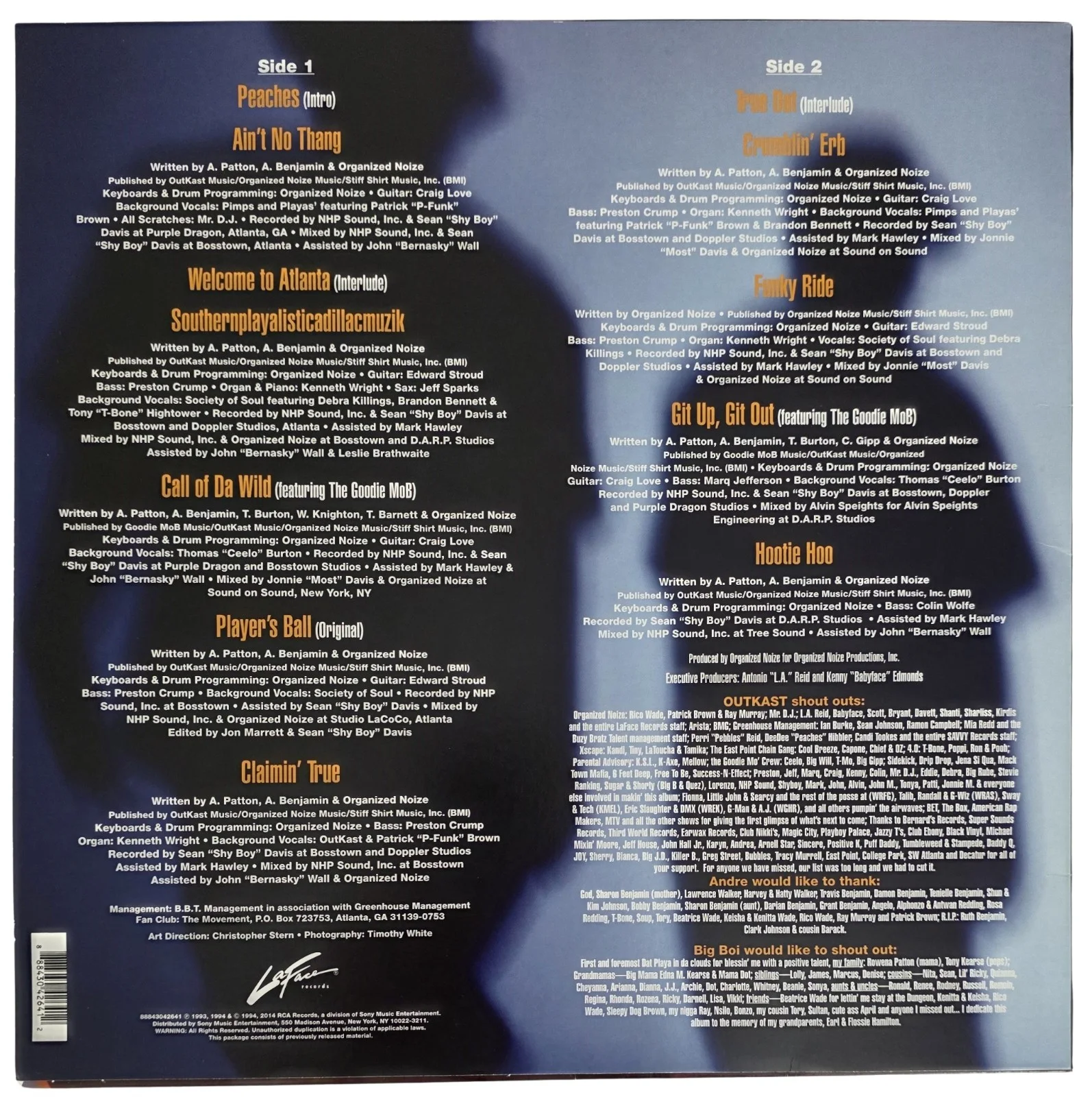 Big Boi Signed OutKast Album COA Exact Proof Autographed Vinyl Record, изображение 5
