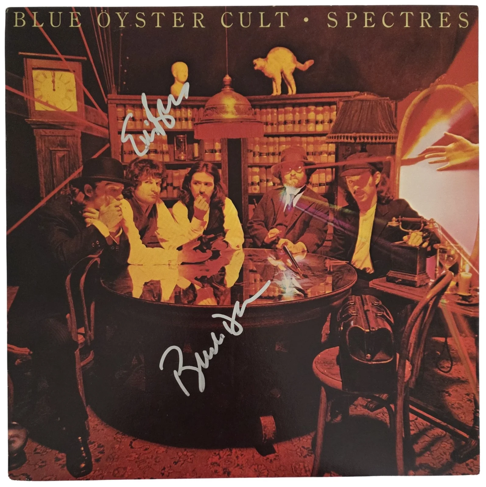 Blue Oyster Cult Signed Spectres Album COA Proof Autographed Vinyl Record, image 4