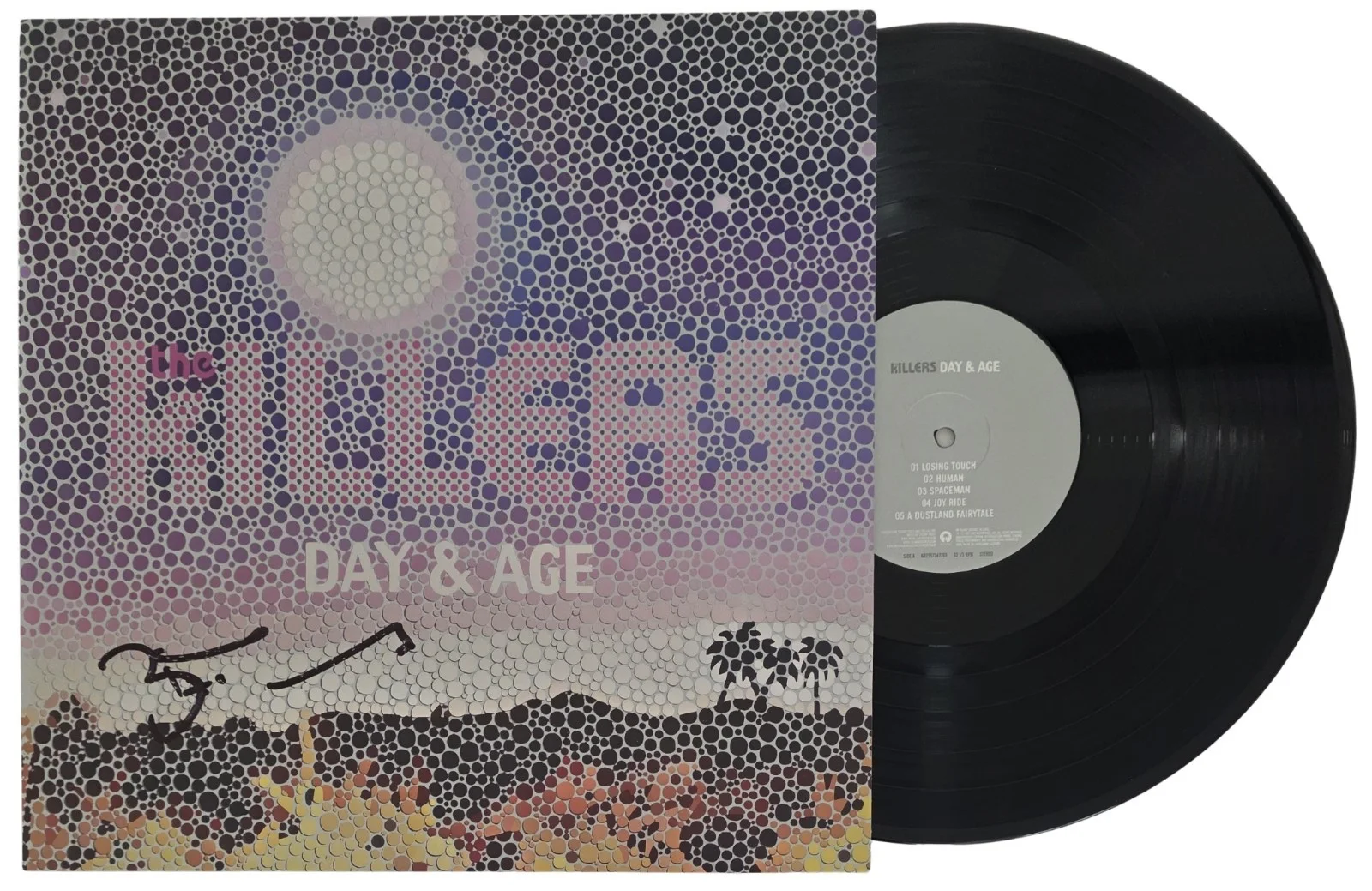 Brandon Flowers Signed The Killers Day & Age Album COA Proof Autographed Vinyl, image 2