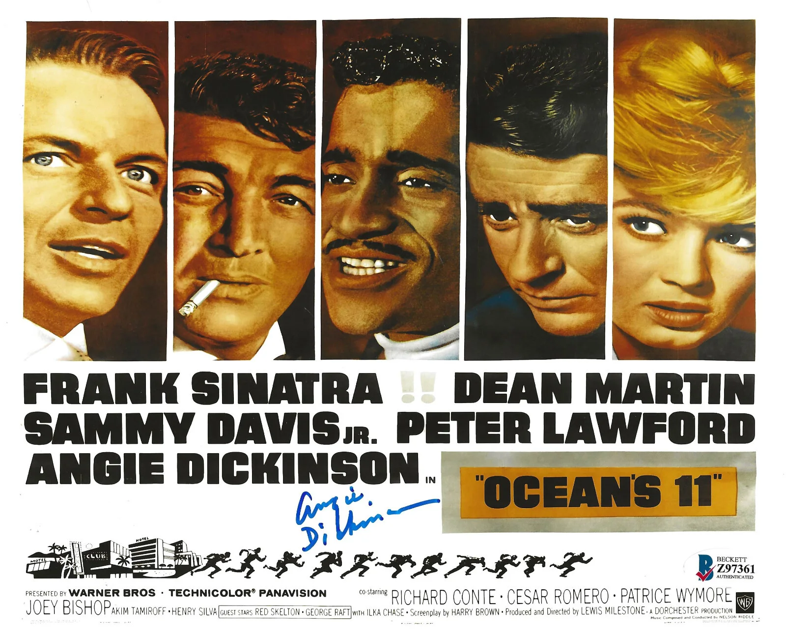 Angie Dickinson — Angie Dickinson actress signed Oceans 11 8x10 photo Beckett COA proof autograph., изображение 2