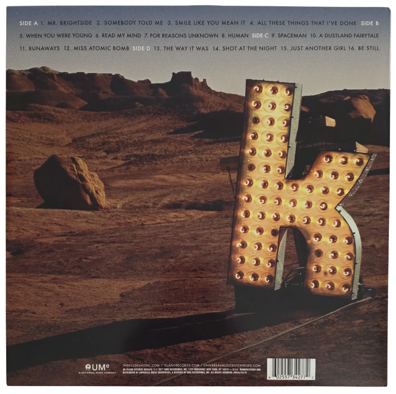 Álbum de éxitos directos firmado por Brandon Flowers The Killers certificado de autenticidad prueba vinilo autografiado, image 5
