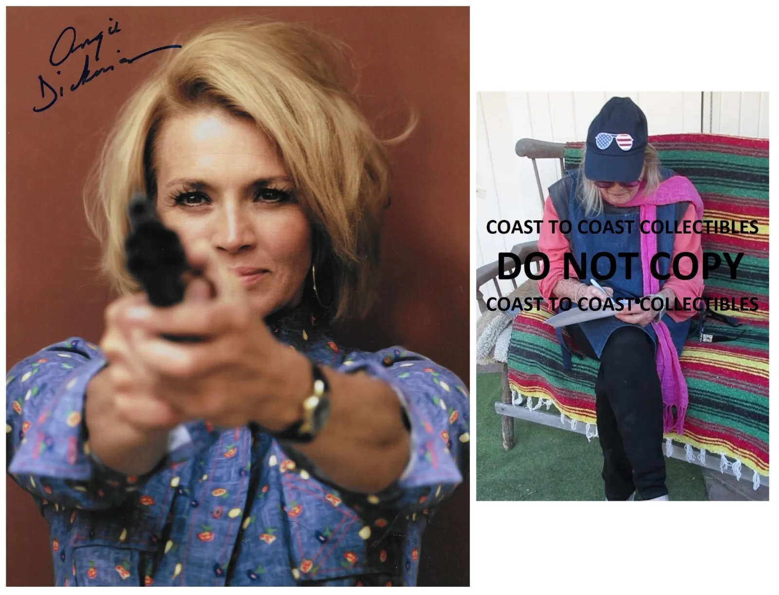 Angie Dickinson — Angie Dickinson Signed Police Woman 8x10 Photo Proof COA Autographed