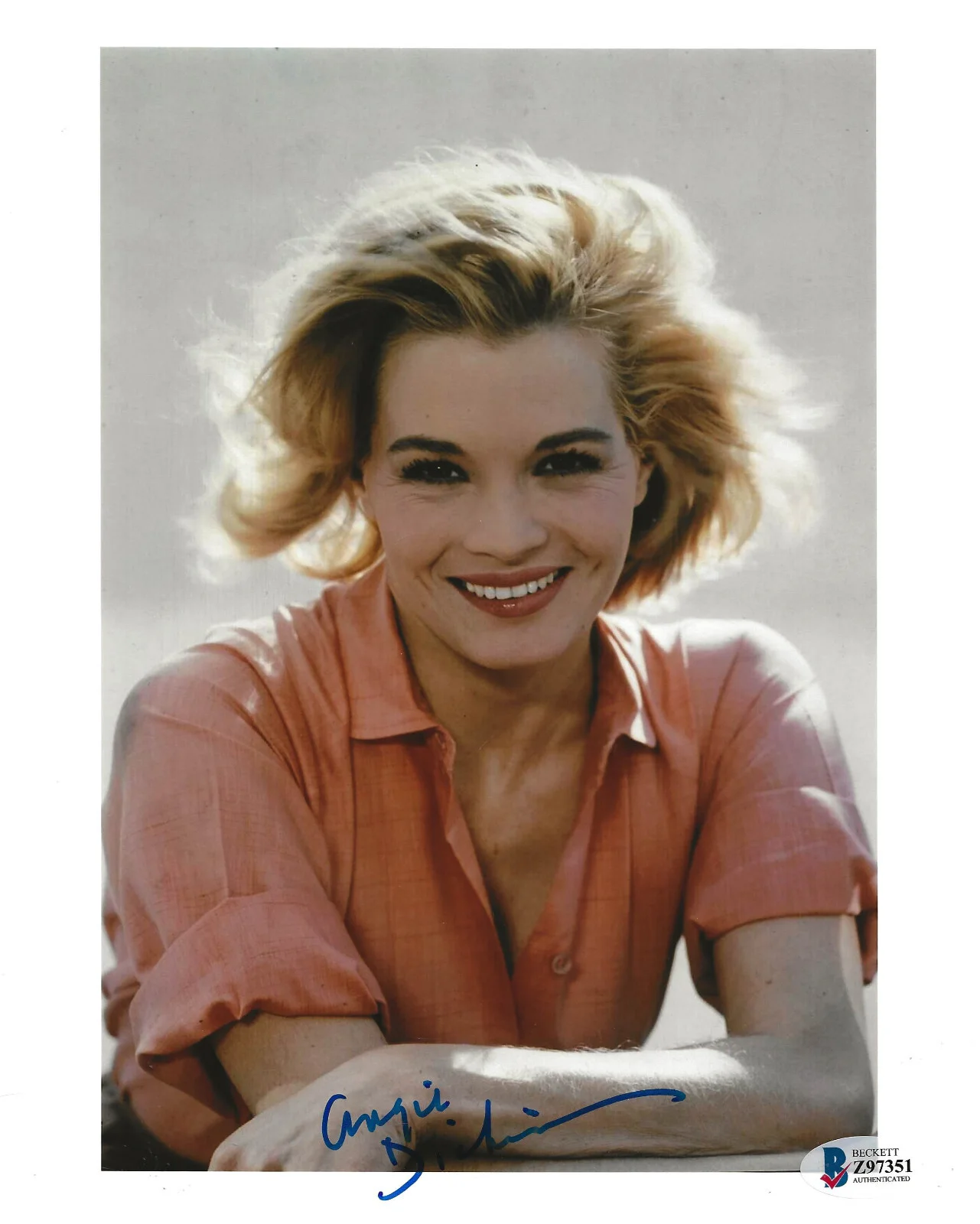 Angie Dickinson — Angie Dickinson actress signed 8x10 photo exact proof Beckett COA autographed..., image 2
