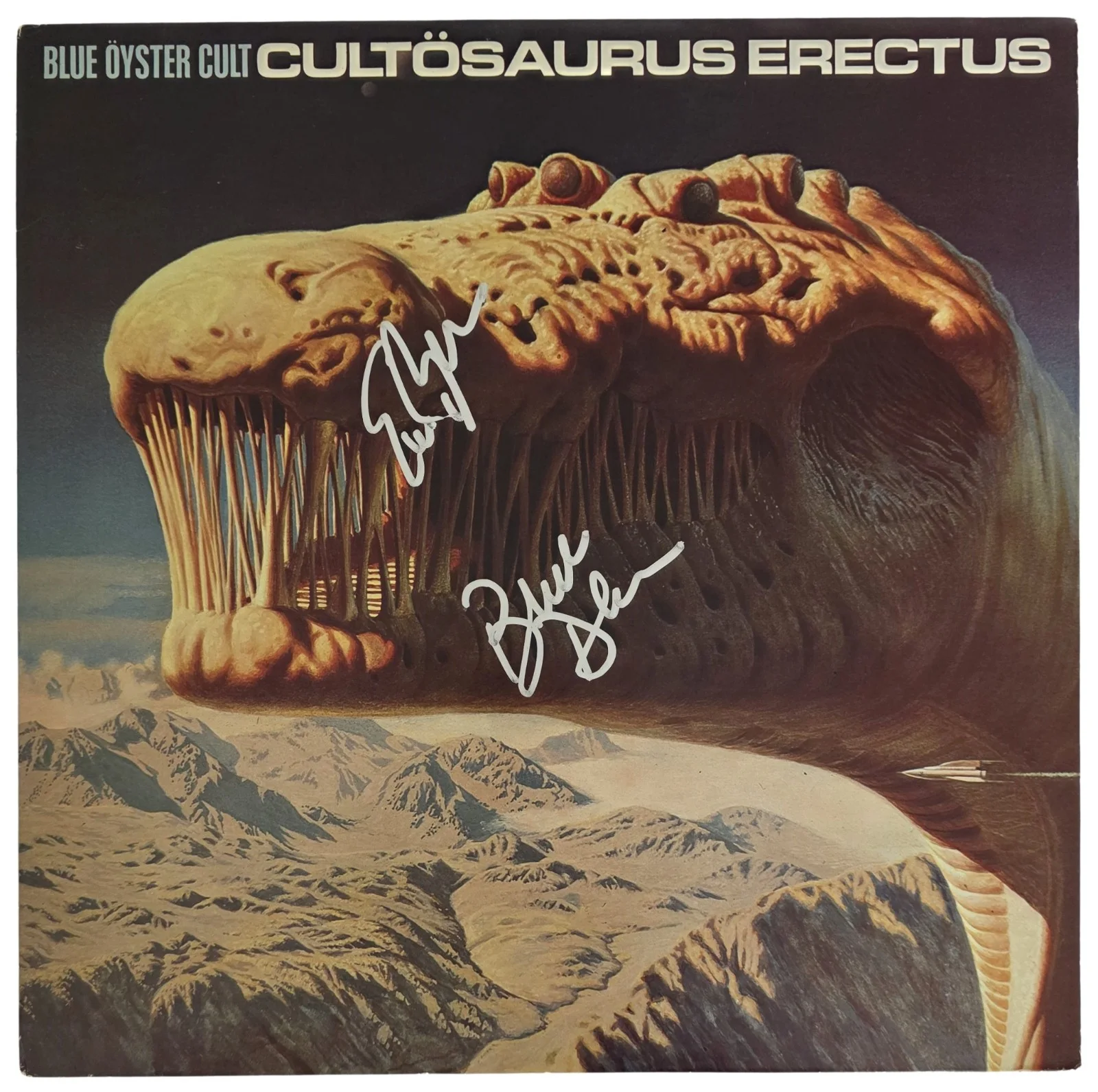 Blue Oyster Cult Signed Cultosaurus Erectus Album COA Proof Autographed Vinyl, изображение 4