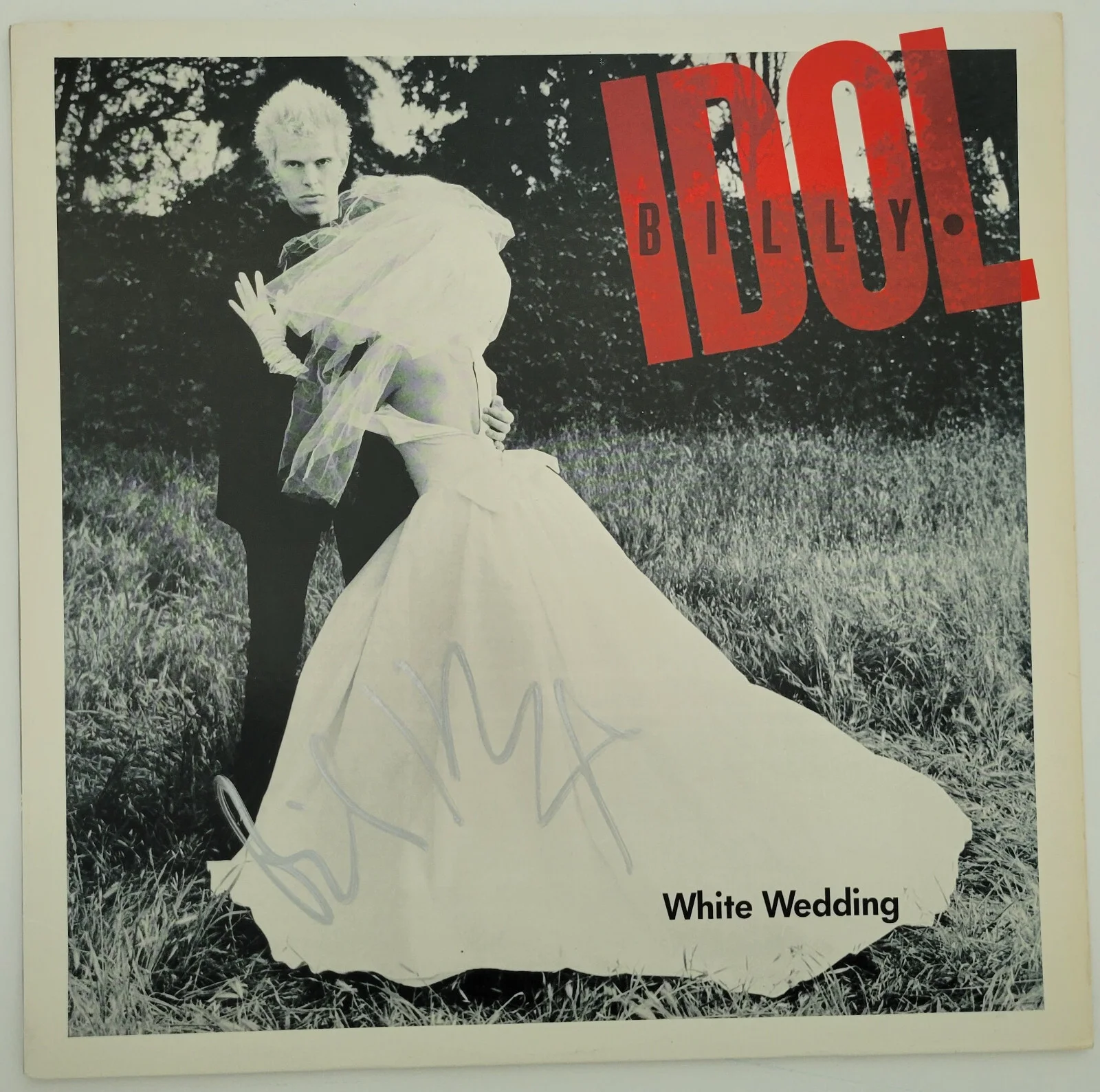 Billy Idol signed White Wedding album vinyl LP COA exact proof autographed, image 3