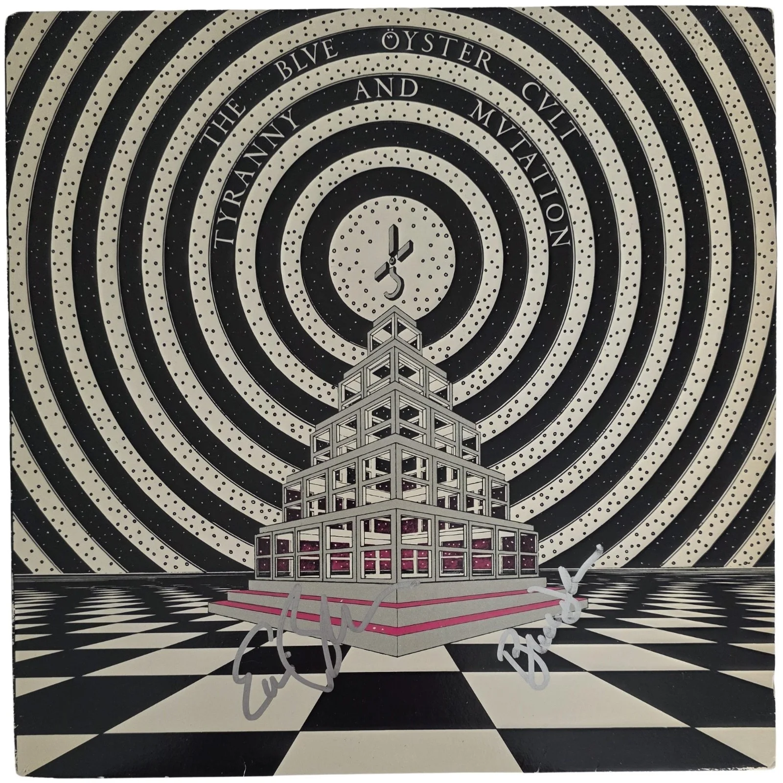 Blue Oyster Cult Signed Tyranny and Mutation Album COA Proof Autographed Vinyl, изображение 4