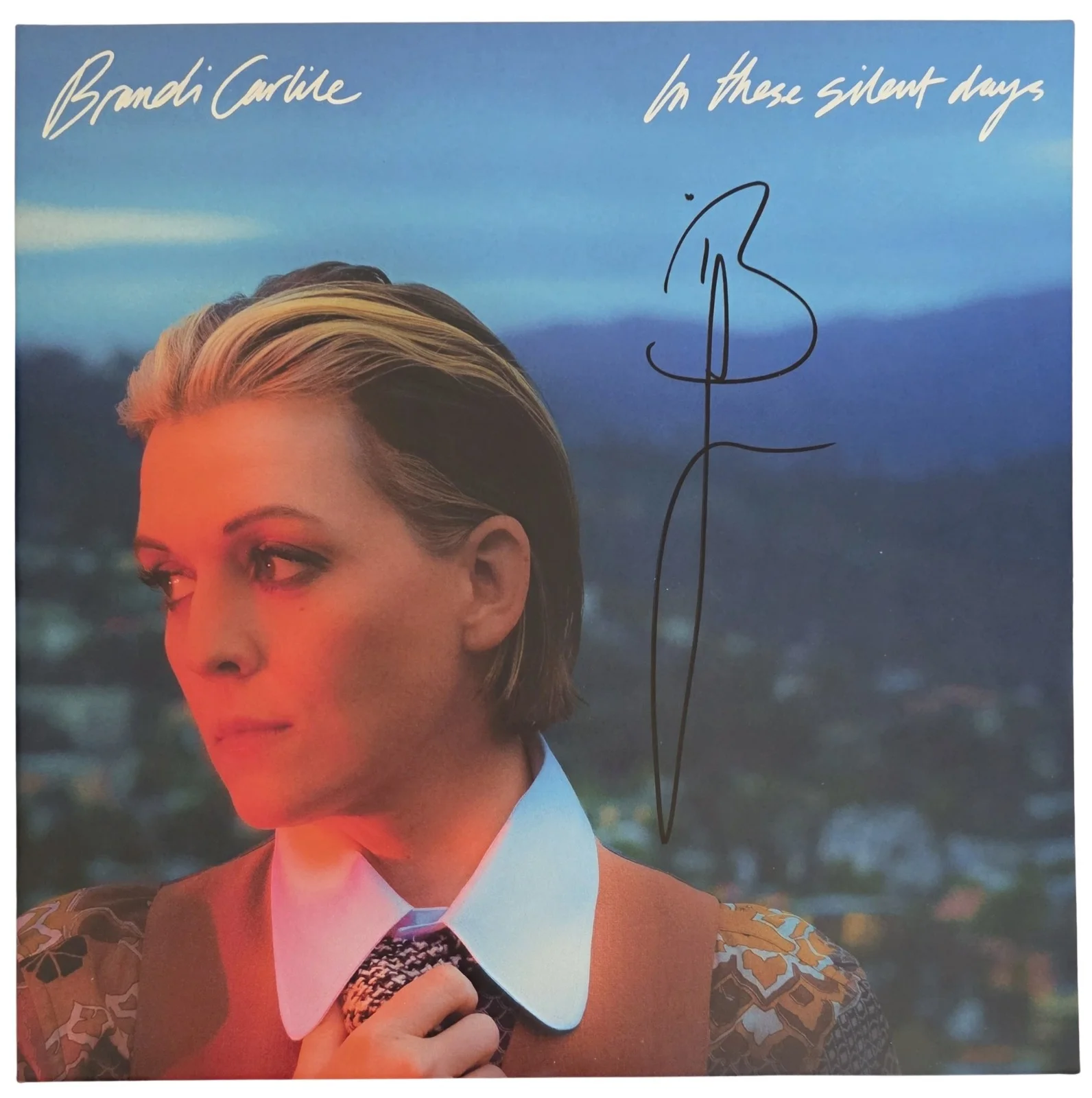 Brandi Carlile Signed In These Silent Days Album Proof COA Autographed Vinyl, изображение 3