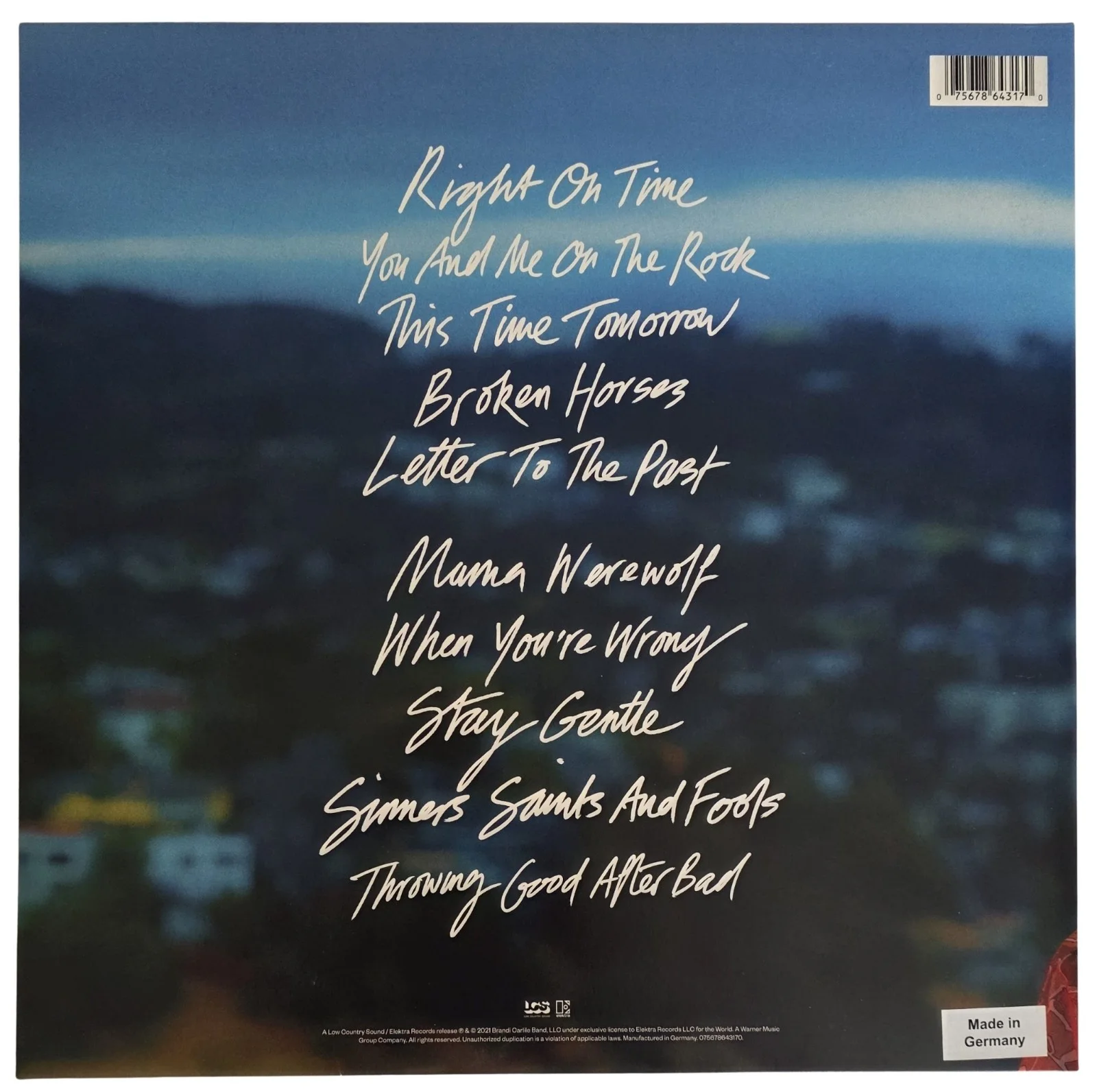 Brandi Carlile Signed In These Silent Days Album Proof COA Autographed Vinyl, изображение 5