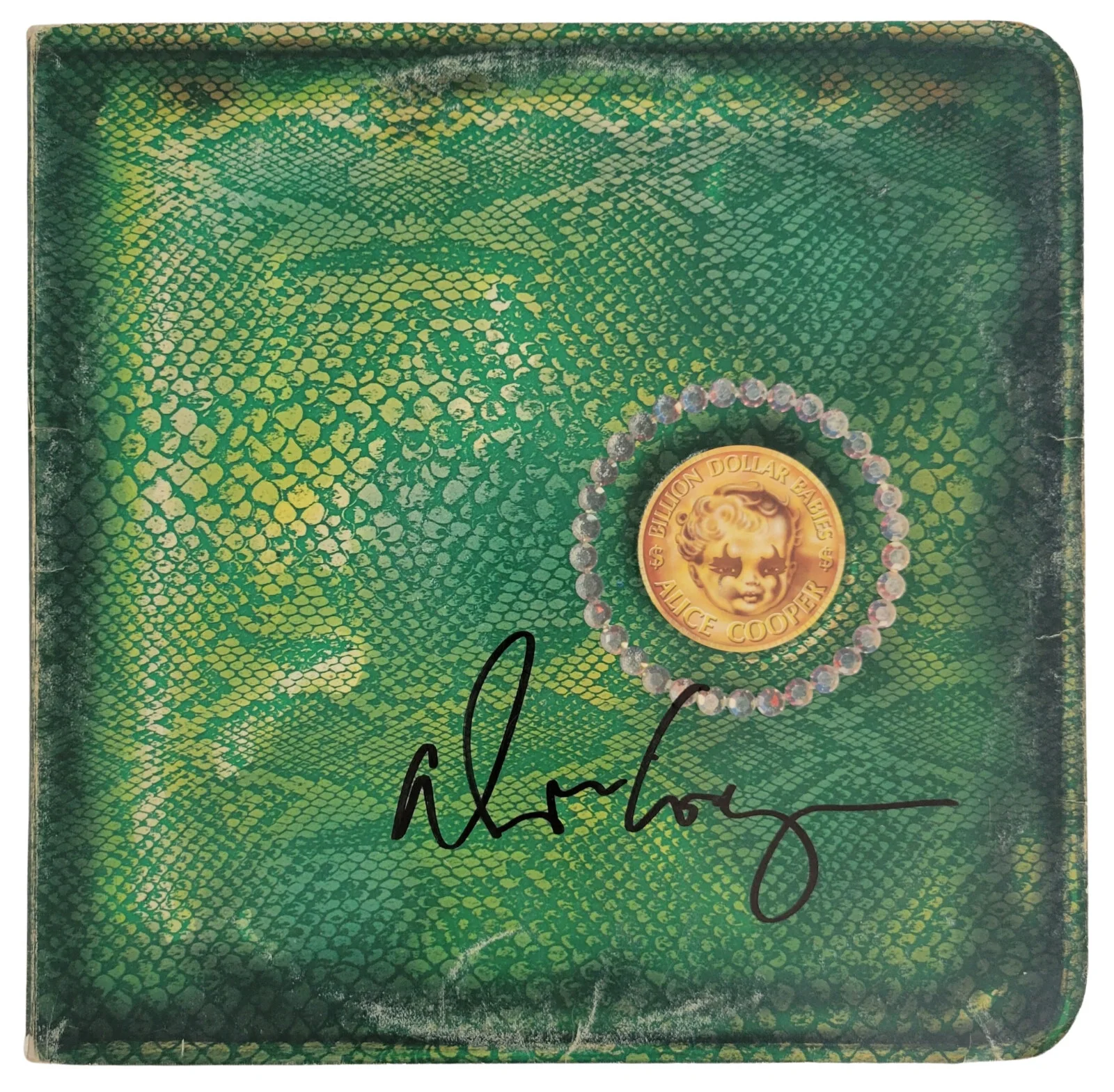 Alice Cooper Signed Billion Dollar Babies Album COA Autographed Vinyl Proof, изображение 3