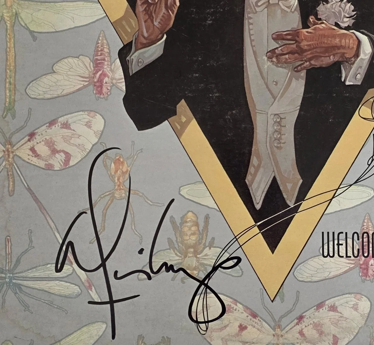 Alice Cooper Signed Welcome to My Nightmare Album COA Proof Autographed Vinyl, image 4