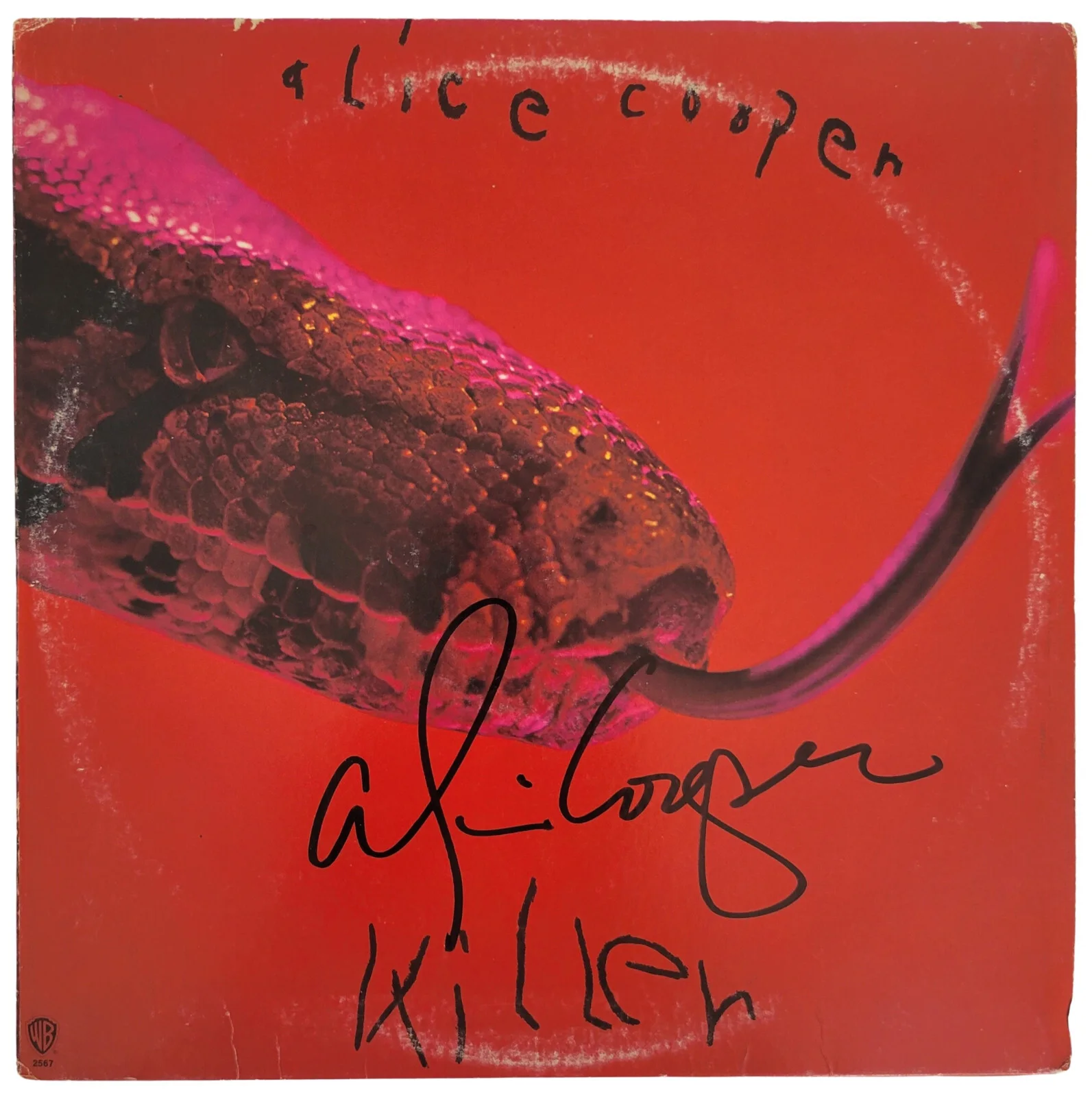 Alice Cooper signed Killer Album COA Proof autographed Vinyl Record, image 3