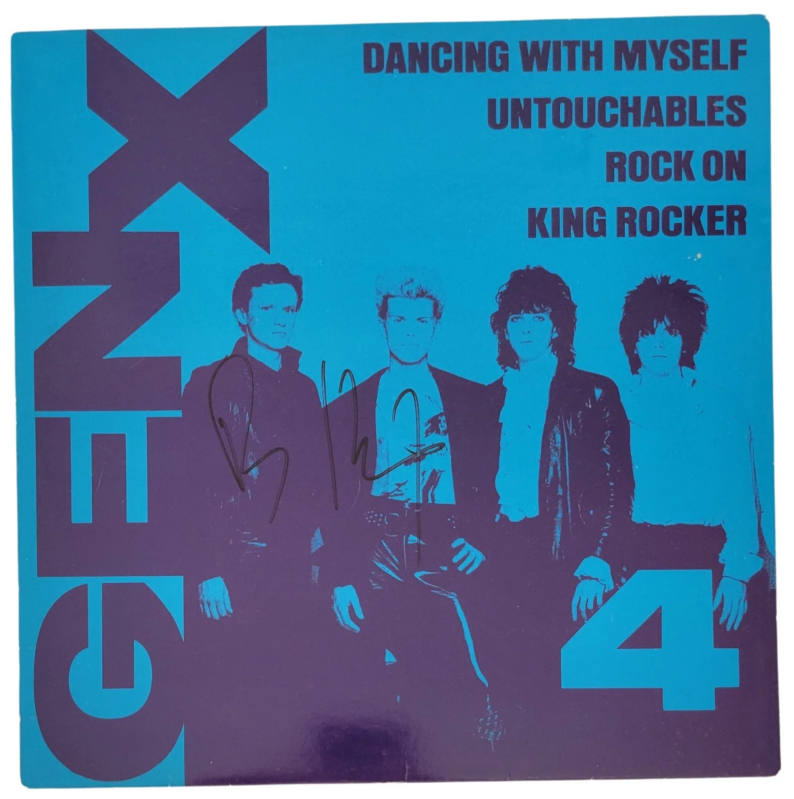 Billy Idol Signed Generation X Album Proof Autographed Dancing with Myself Vinyl, image 5