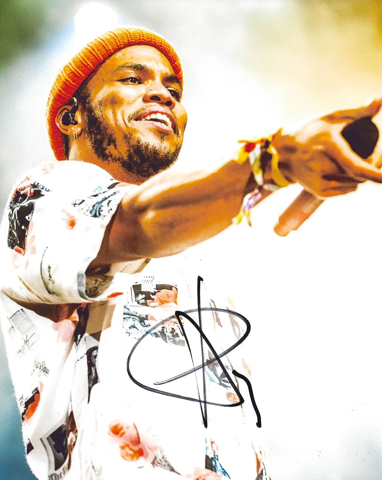 Anderson Paak singer songwriter signed 8x10 photo COA exact proof autographed, изображение 2