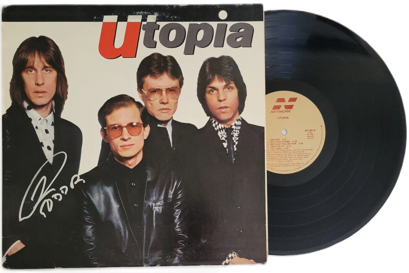 Todd Rundgren Signed Utopia Album COA Exact Proof Autographed Vinyl Record, image 2