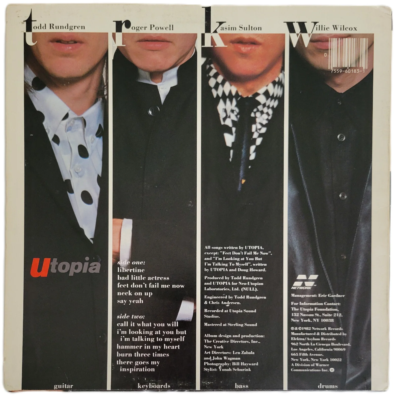 Todd Rundgren Signed Utopia Album COA Exact Proof Autographed Vinyl Record, image 4