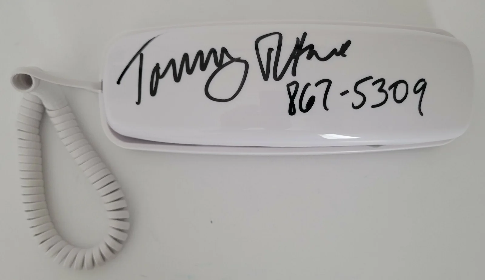 Tommy Heath signed autographed Telephone Tommy Tutone 867-5309 Jenny COA proof., image 2