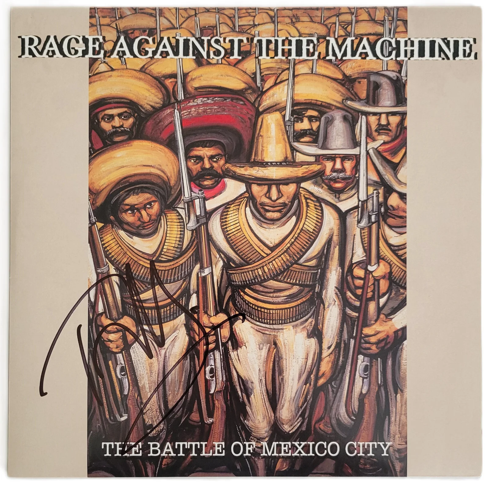 Tom Morello Signed Rage Against the Machine Album Proof Autographed Vinyl Record, image 5