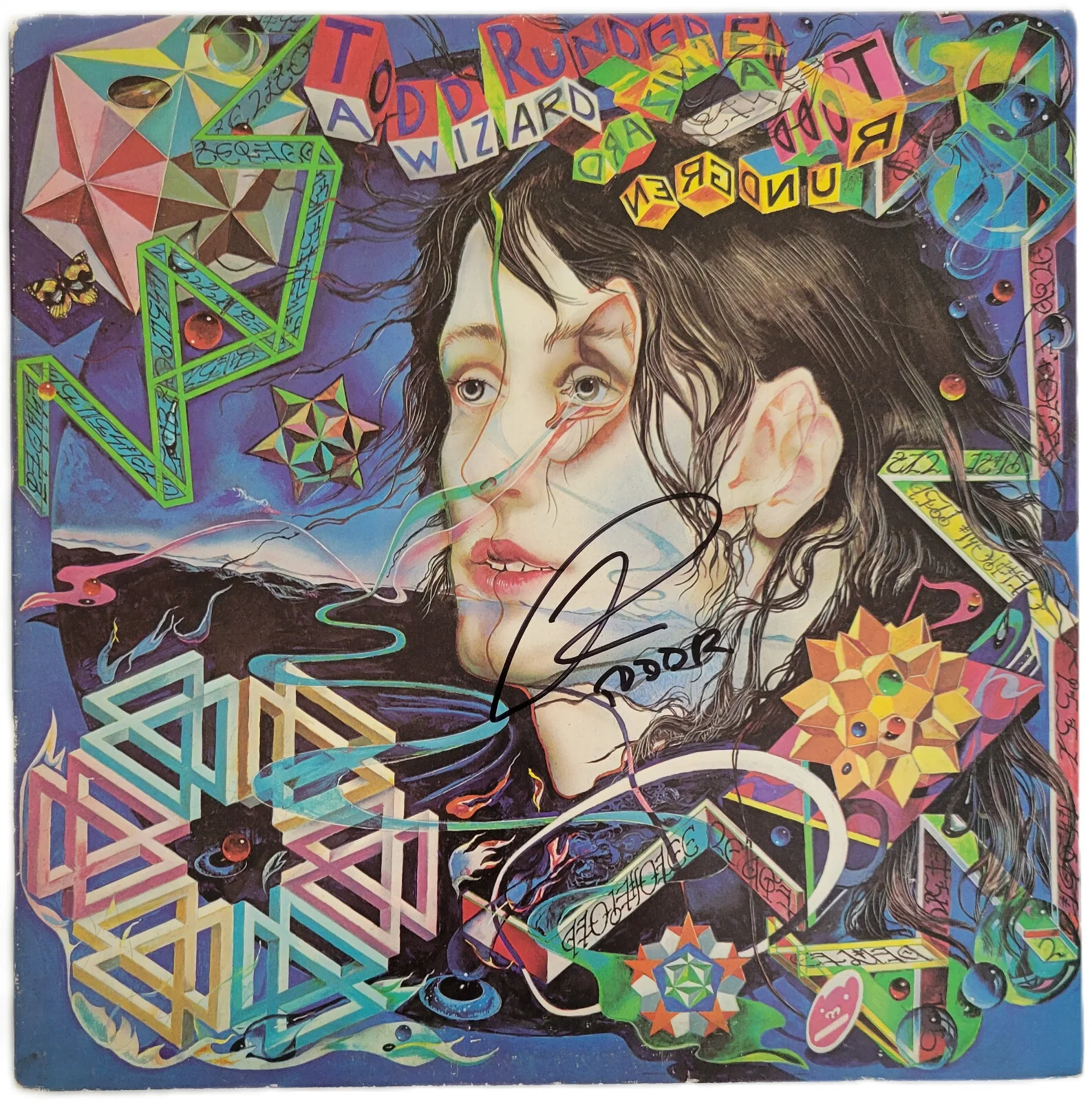 Todd Rundgren Signed A Wizard a True Star Album COA Exact Proof Autographed, image 3