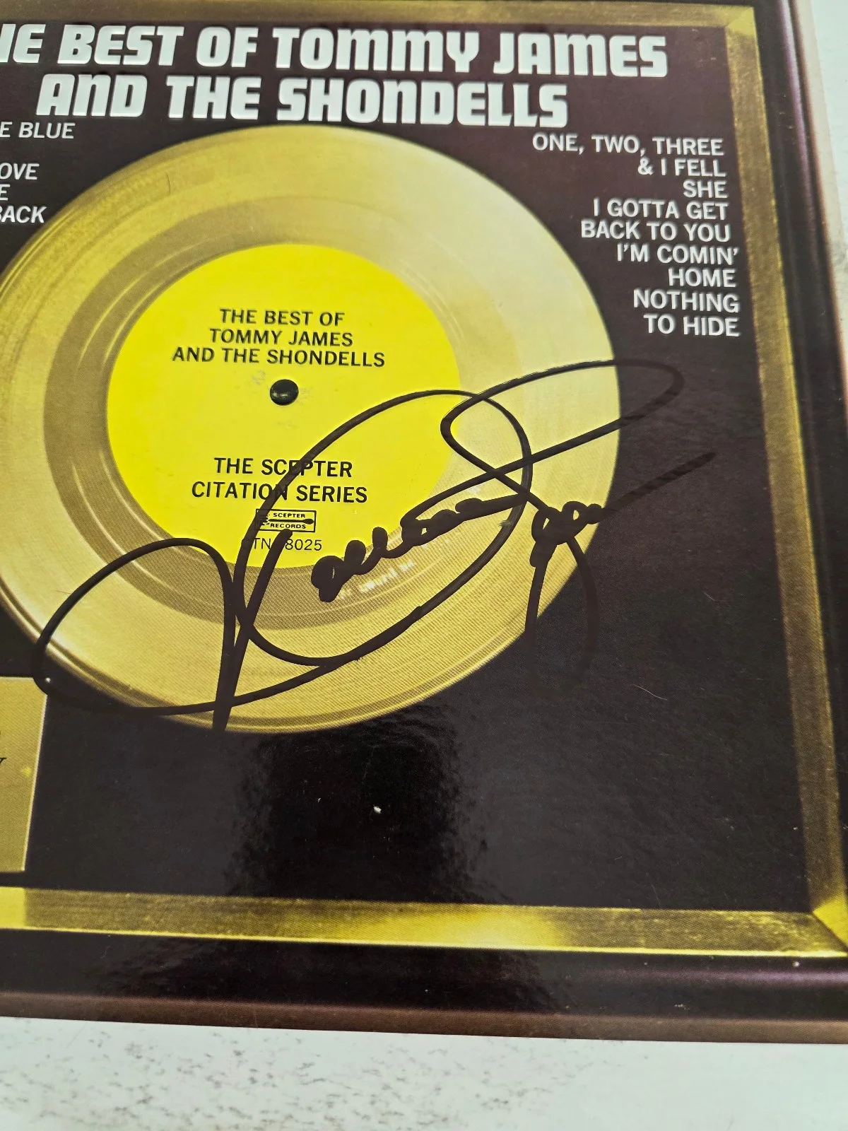 Tommy James Signed Best of The Shondells Album COA Proof Autographed Vinyl, изображение 4