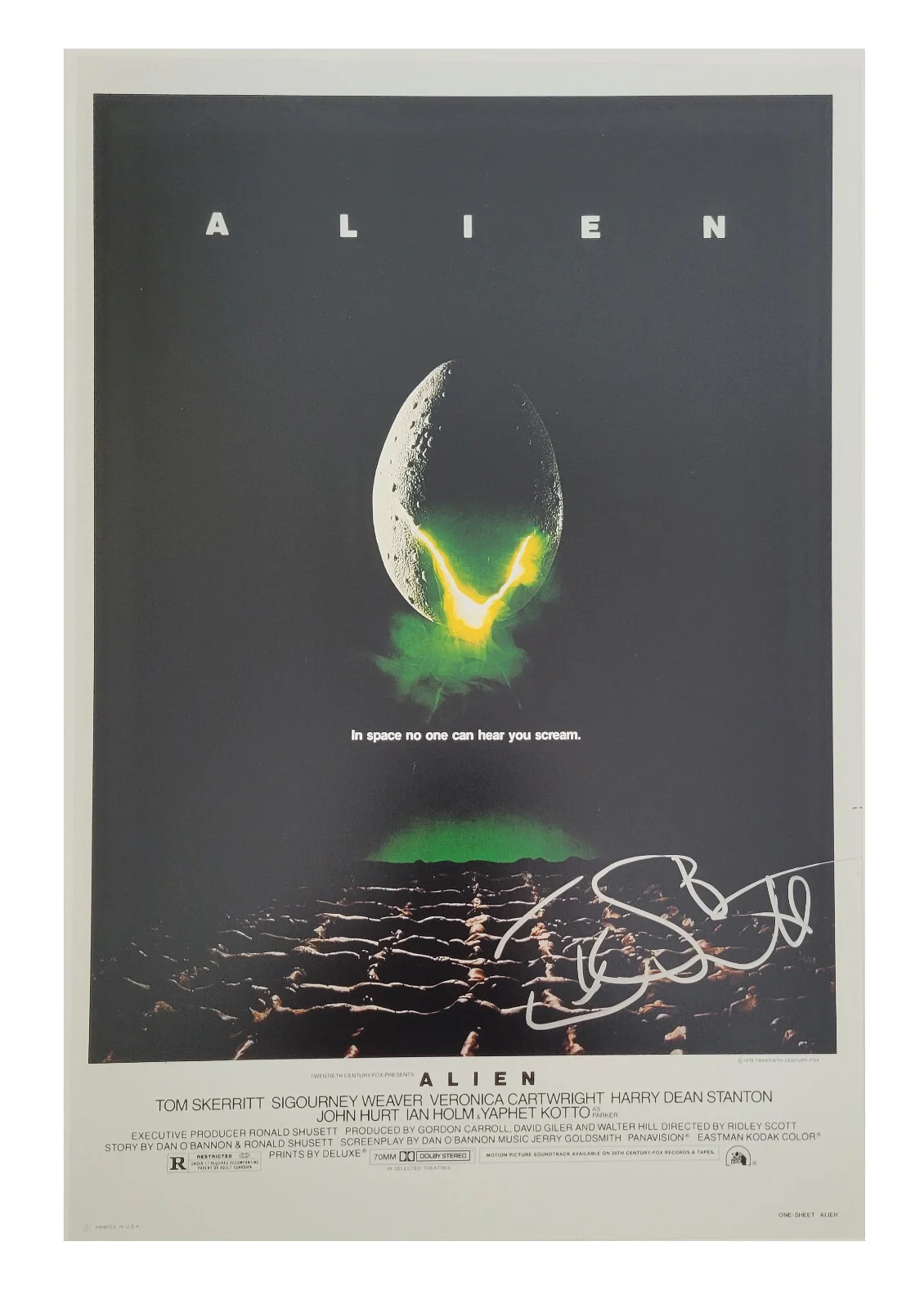 Tom Skerritt — Tom Skerritt Signed Alien 12x18 Photo COA Exact Proof Autographed Poster.., image 2
