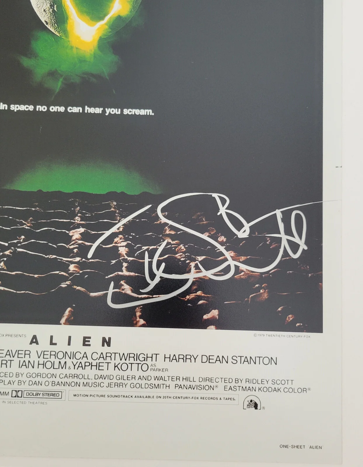 Tom Skerritt — Tom Skerritt Signed Alien 12x18 Photo COA Exact Proof Autographed Poster.., image 3