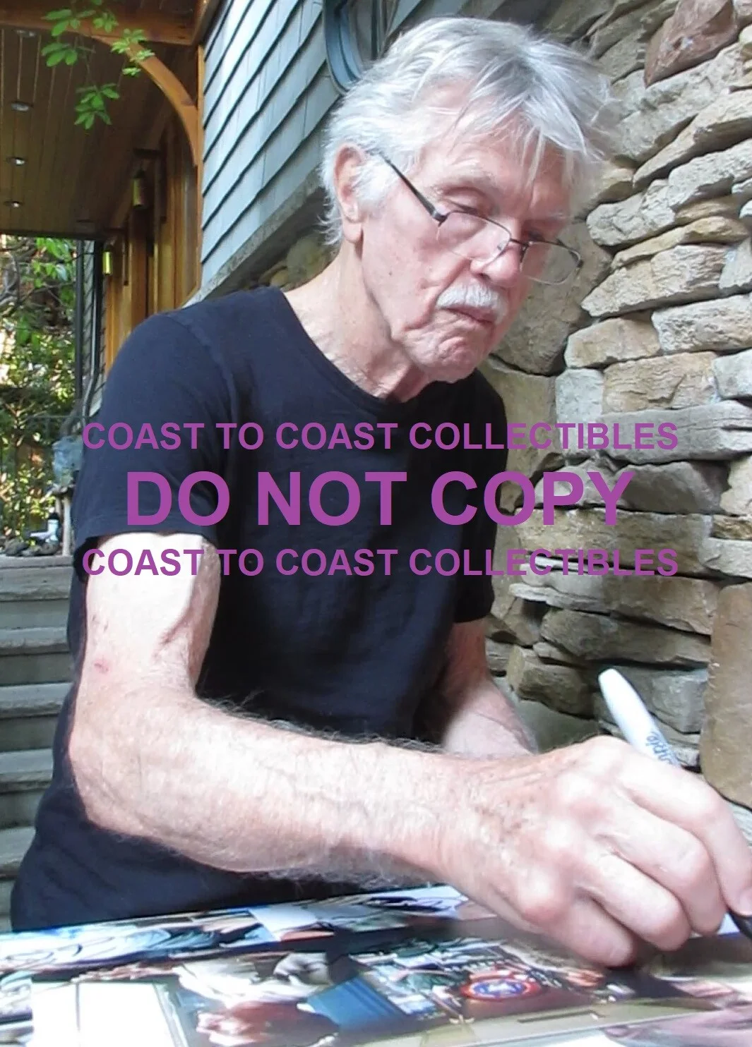 Tom Skerritt — Tom Skerritt actor signed autographed Viper Top Gun 8x10 photo.proof,Beckett COA, image 2