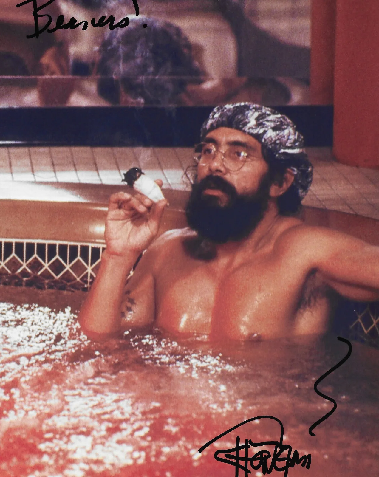 Tommy Chong signed Cheech & Chong 8x10 photo exact proof COA autographed, изображение 2