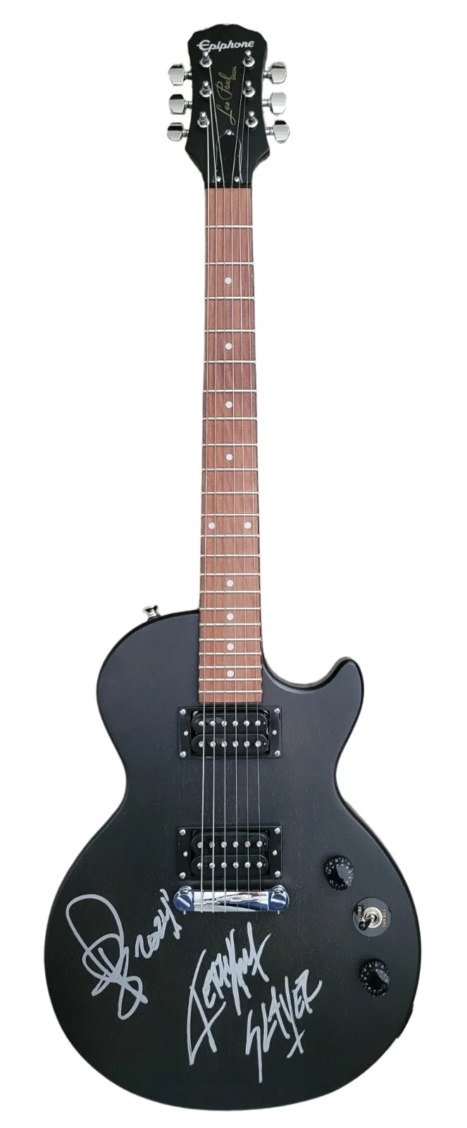 Tom Araya Kerry King Slayer Signed Les Paul Electric Guitar COA Proof Autograph, изображение 4